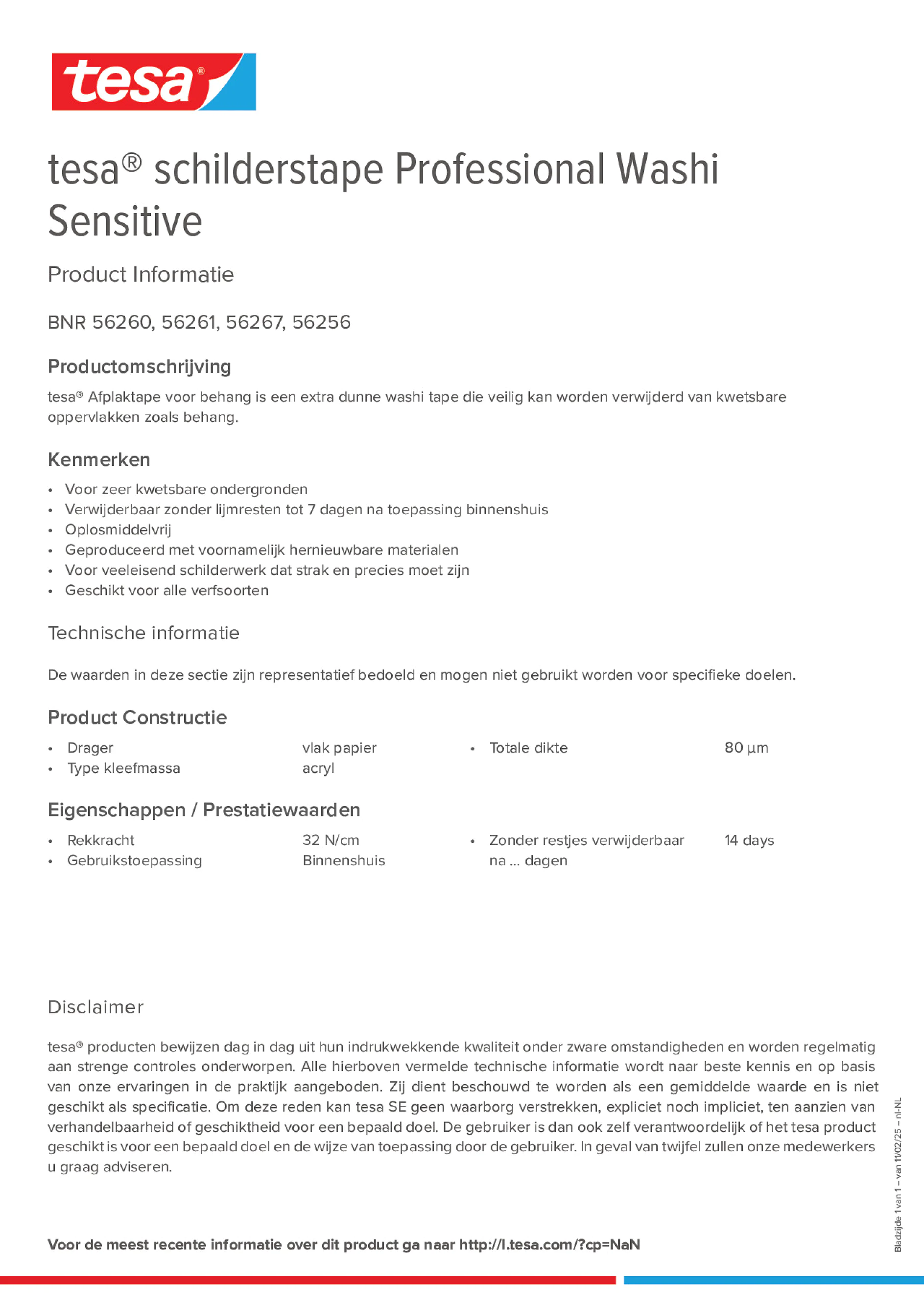 Product information_tesa® 56260_nl-NL