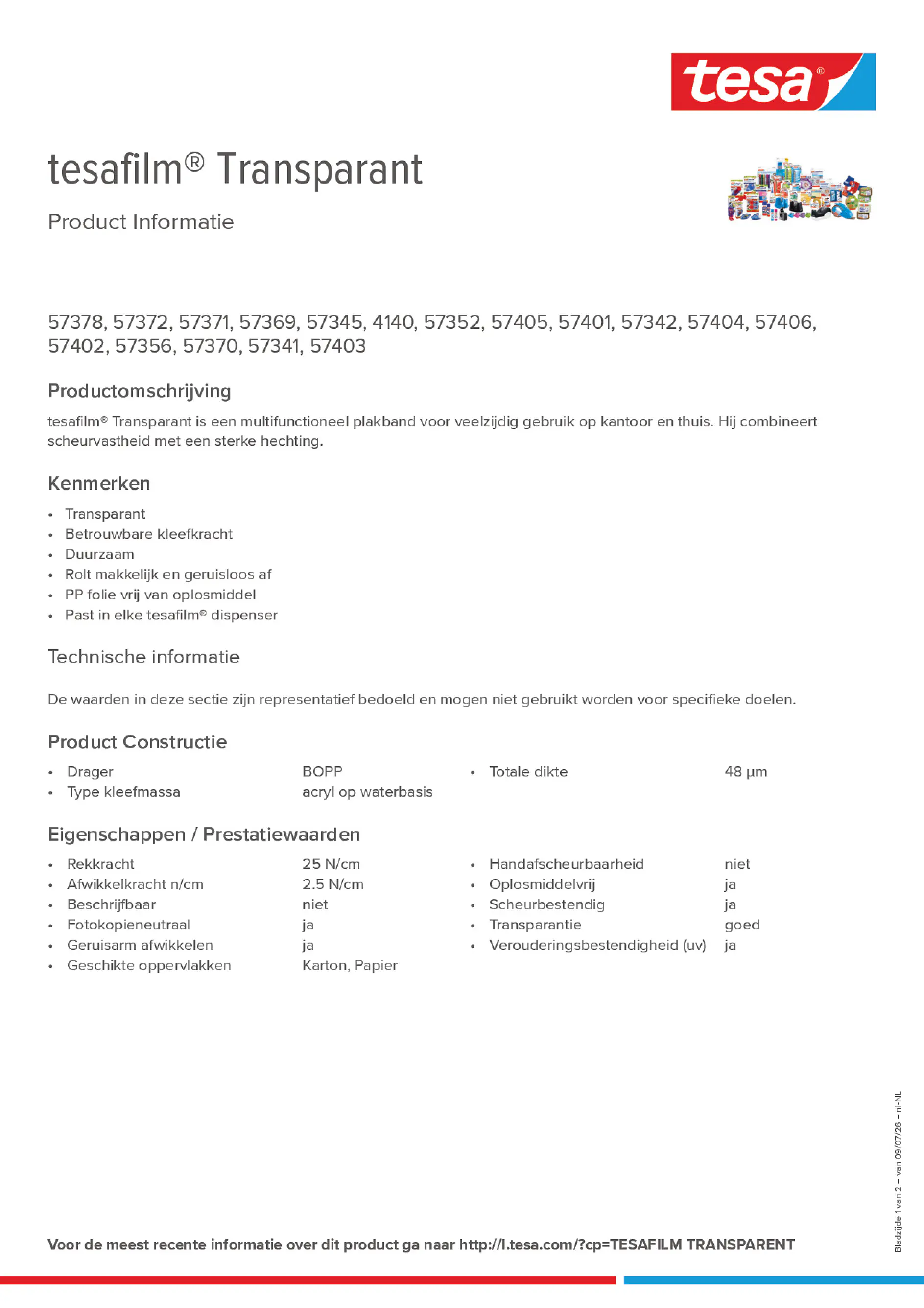 Product information_tesafilm® 4140_nl-NL