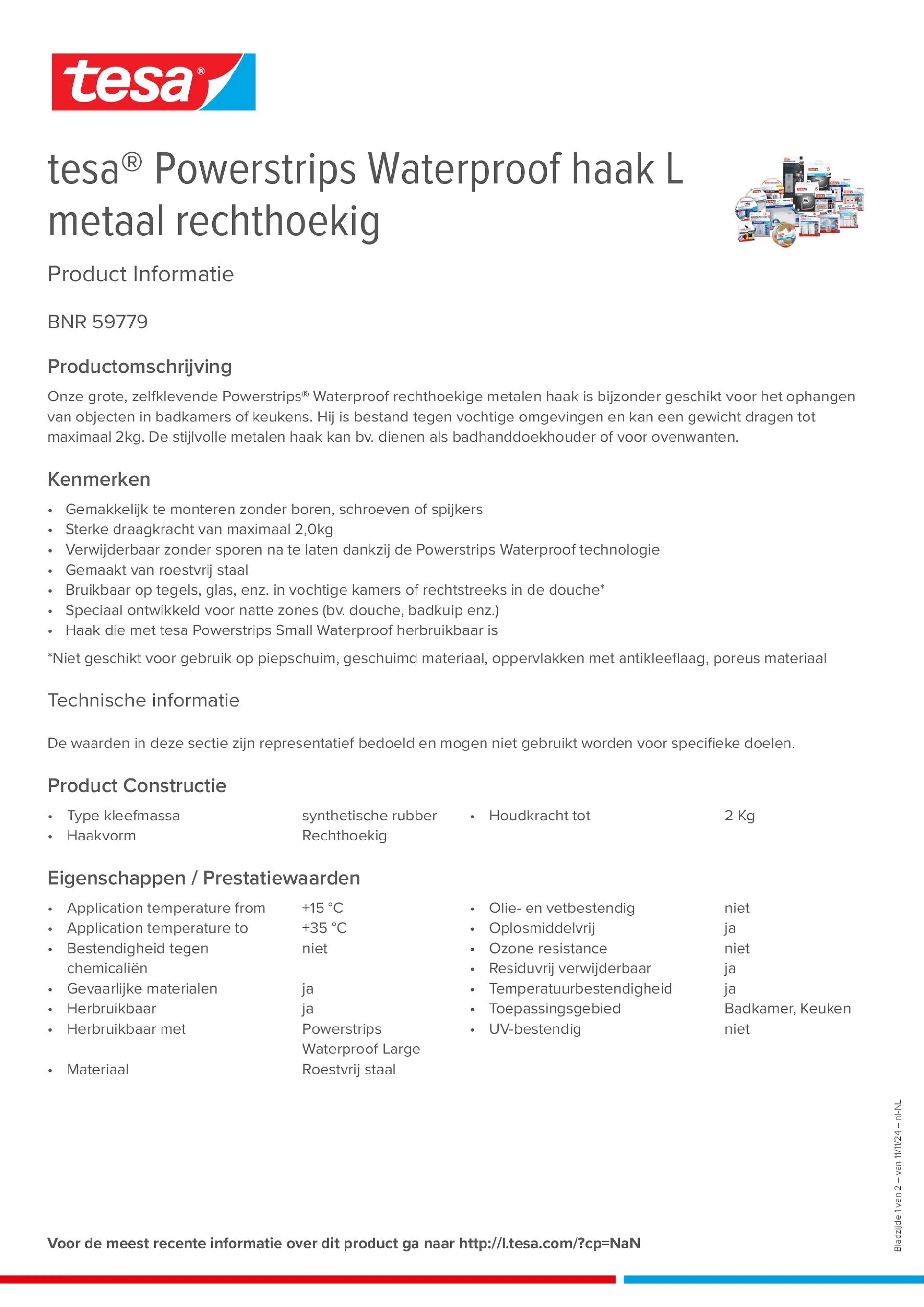 Product information_tesa® Powerstrips 59779_nl-NL
