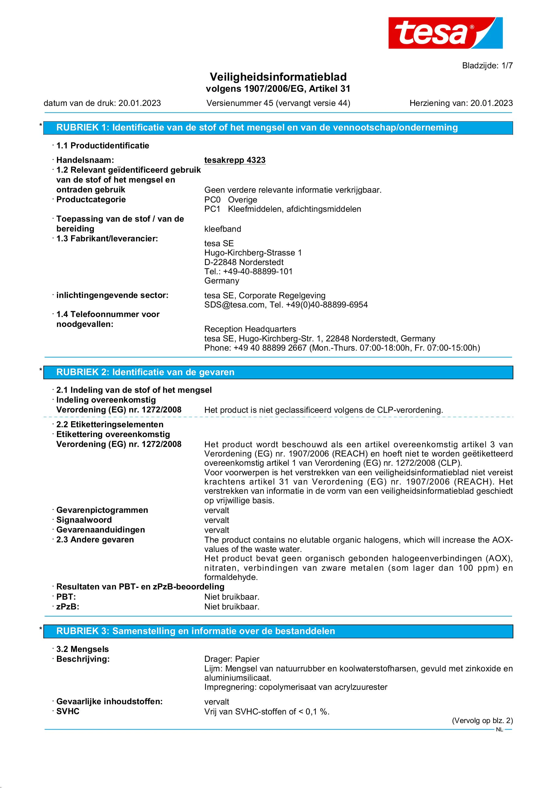 Safety data sheet_tesa® Professional 04323_nl-NL_v45