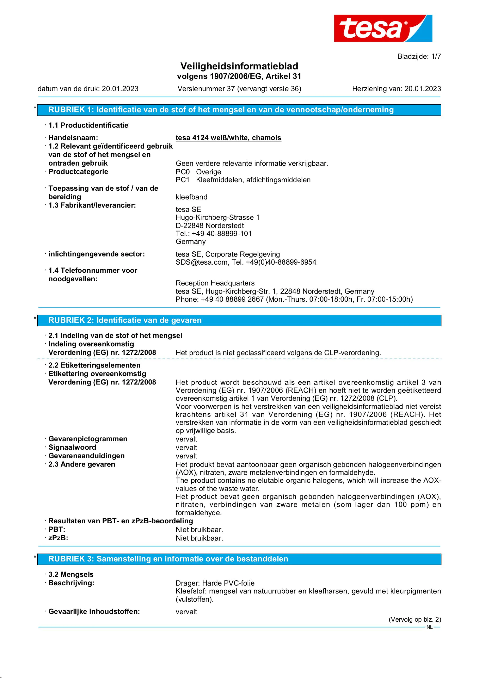 Safety data sheet_tesa® 4124_nl-NL_v37
