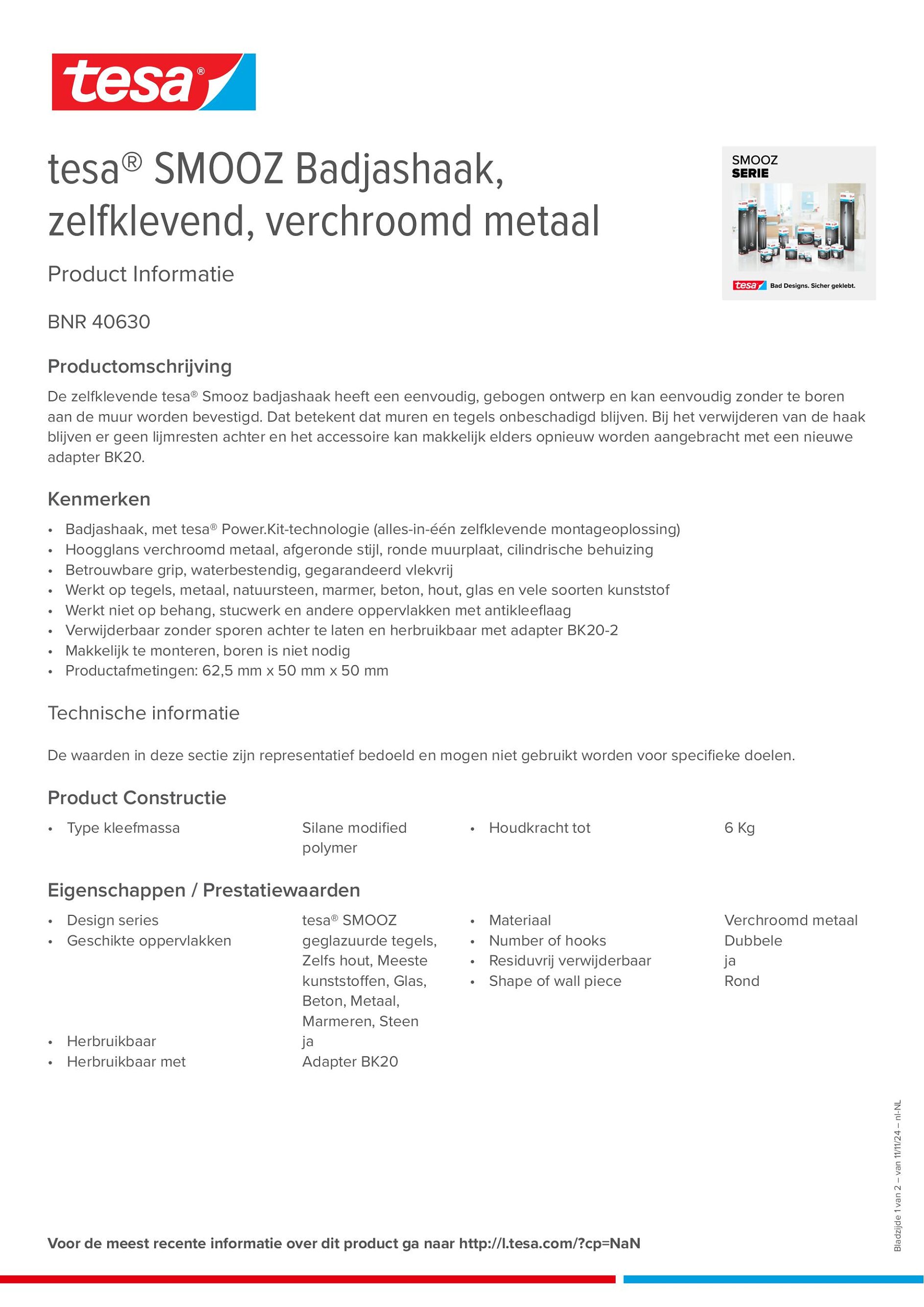 Product information_tesa® 40630_nl-NL