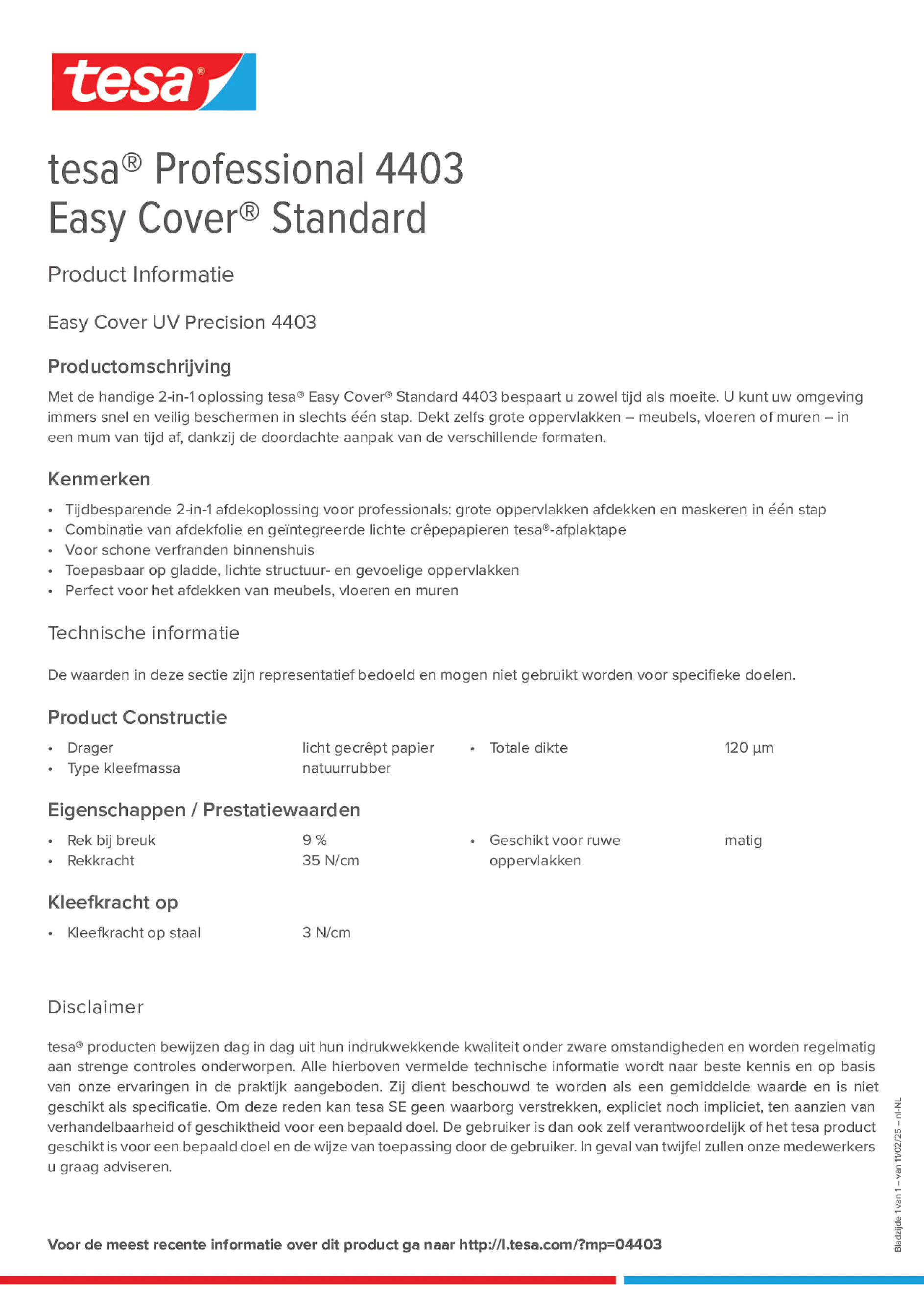 Product information_tesa® Professional 04403_nl-NL