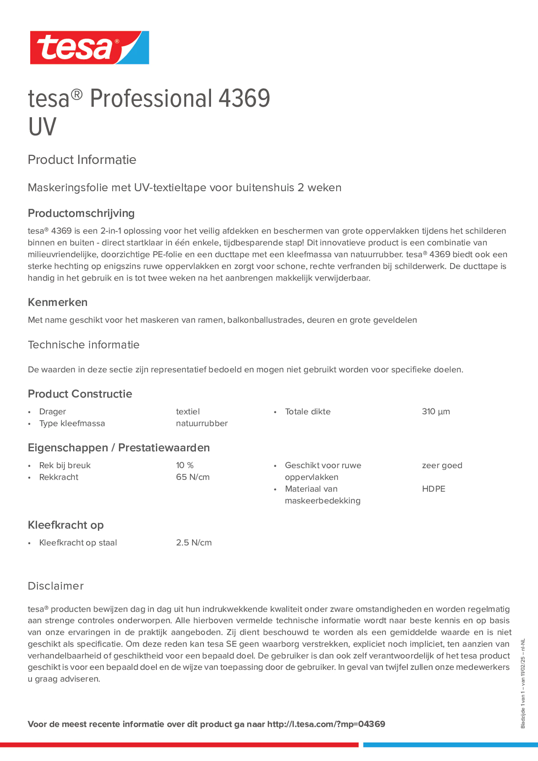 Product information_tesa® Professional 04369_nl-NL