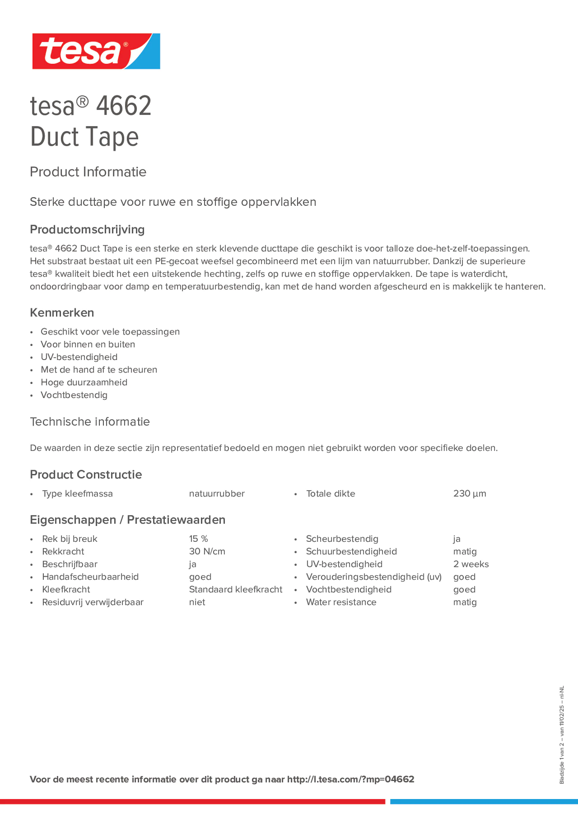 Product information_tesa® 04662_nl-NL