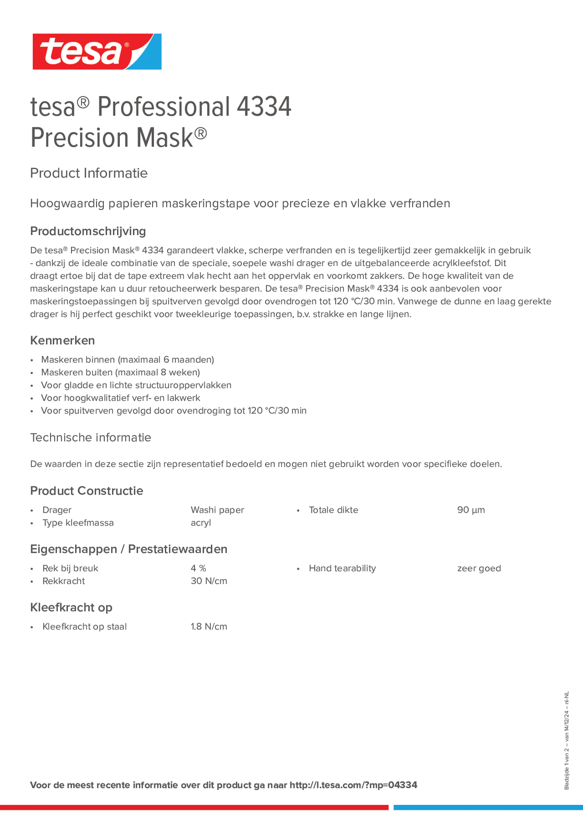 Product information_tesa® Professional 04334_nl-NL
