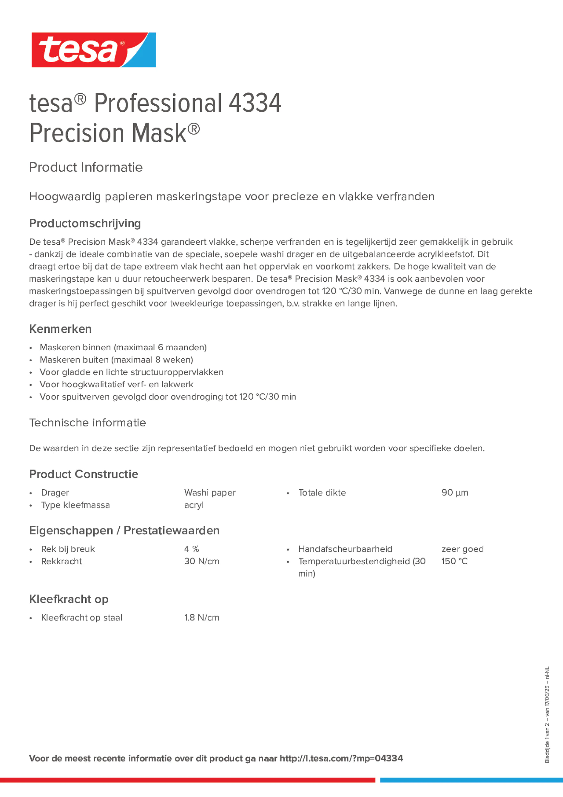Product information_tesa® Professional 04334_nl-NL