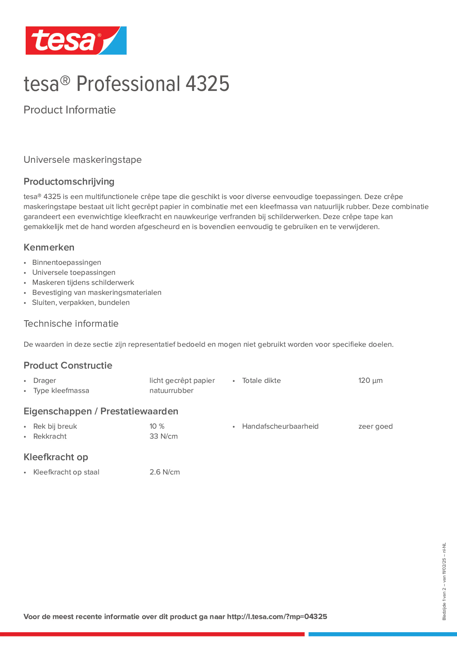 Product information_tesa® Professional 04325_nl-NL