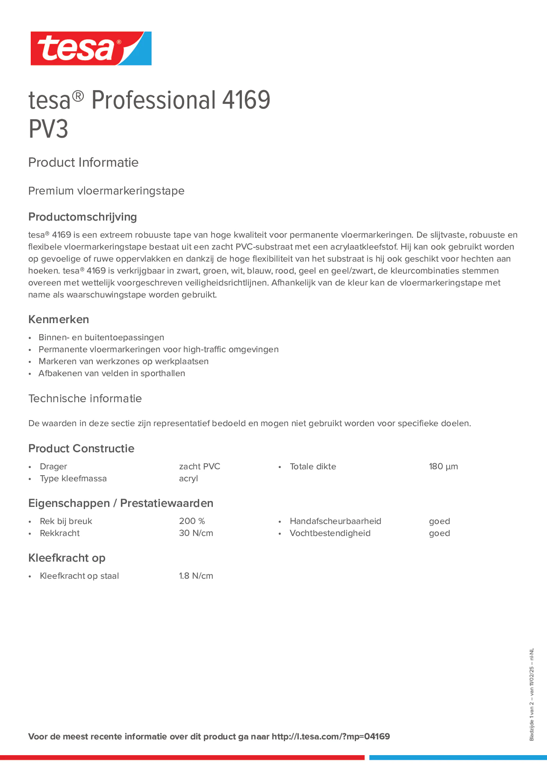 Product information_tesa® Professional 04169_nl-NL