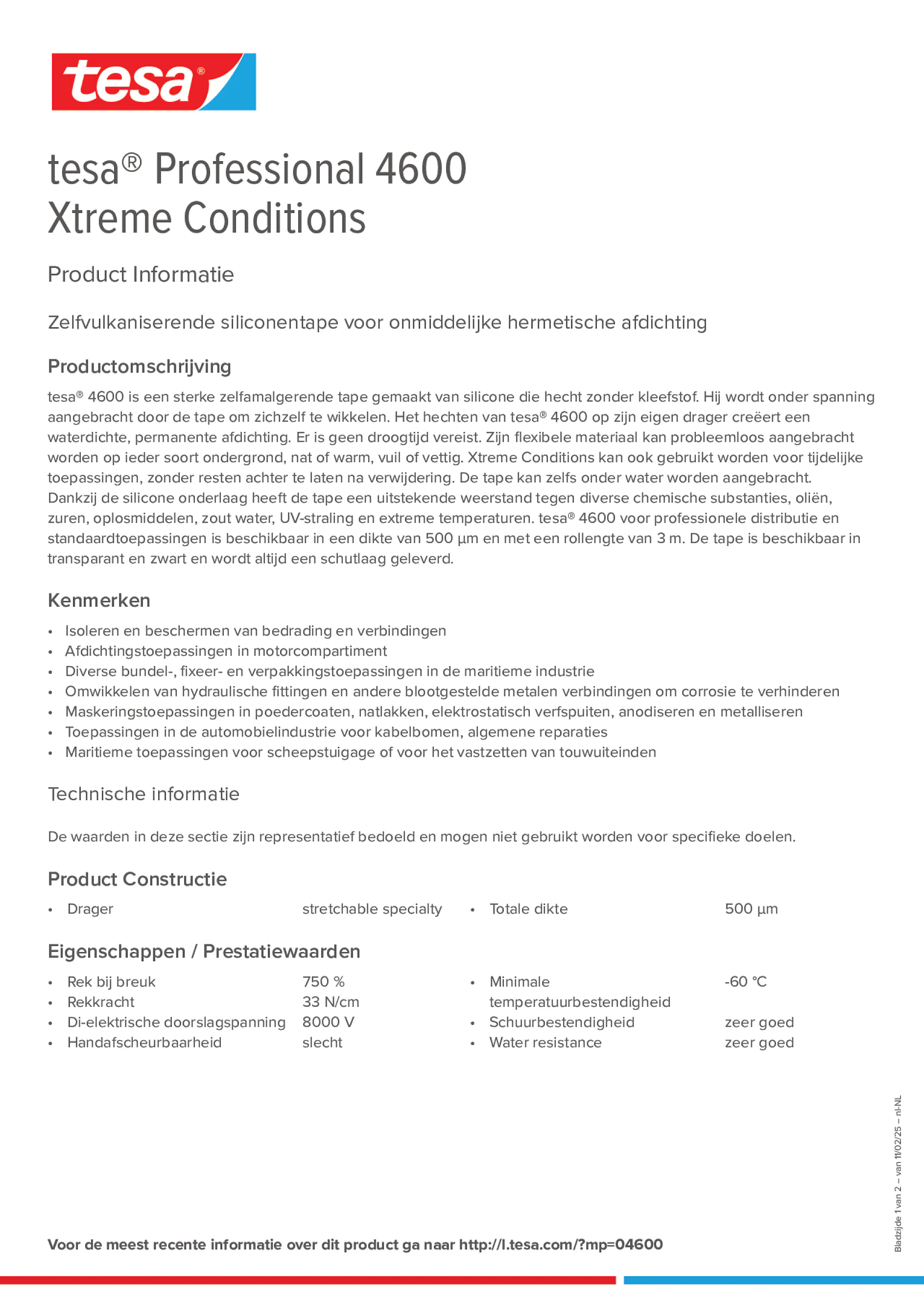 Product information_tesa® Professional 04600_nl-NL