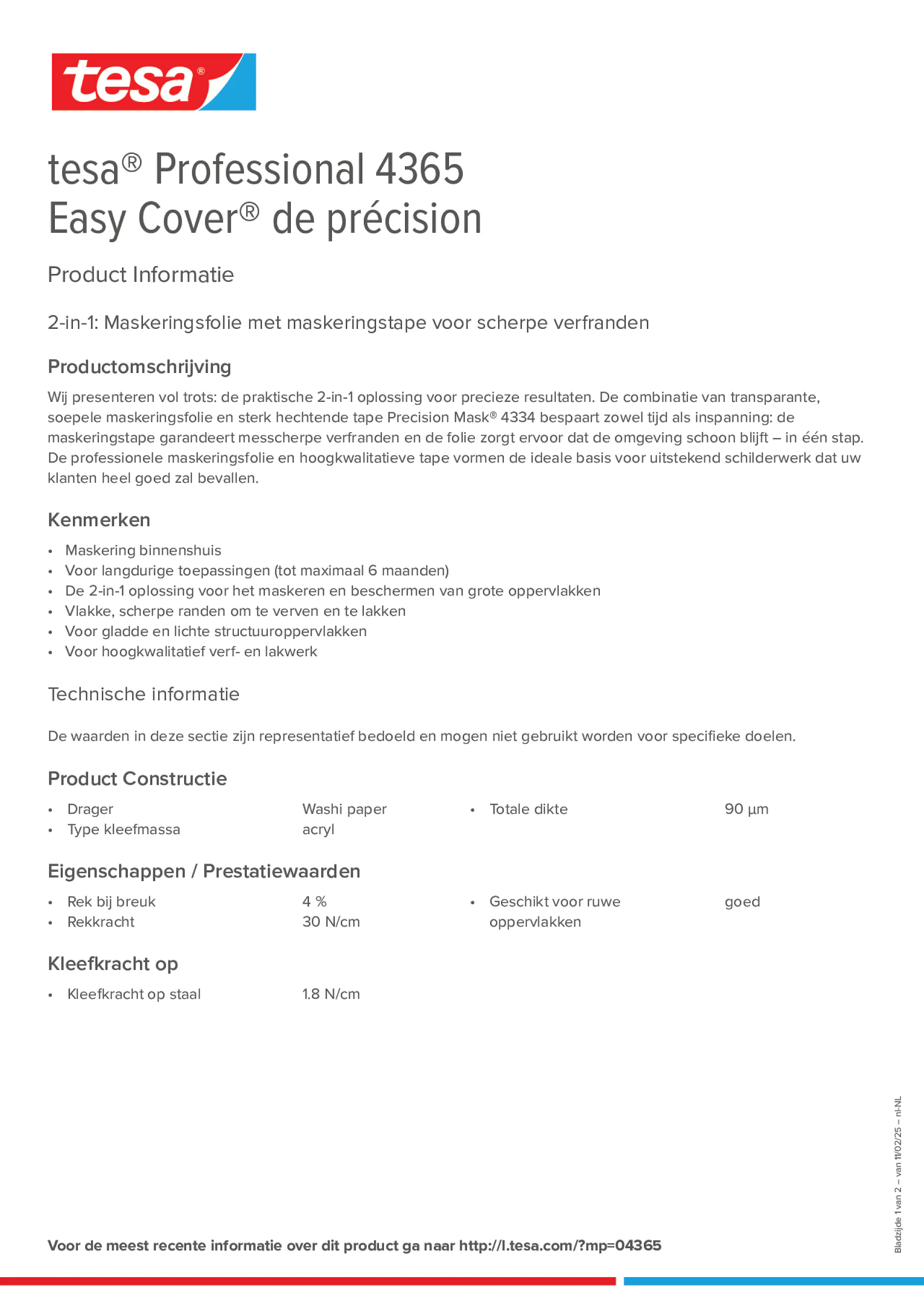 Product information_tesa® Professional 04365_nl-NL