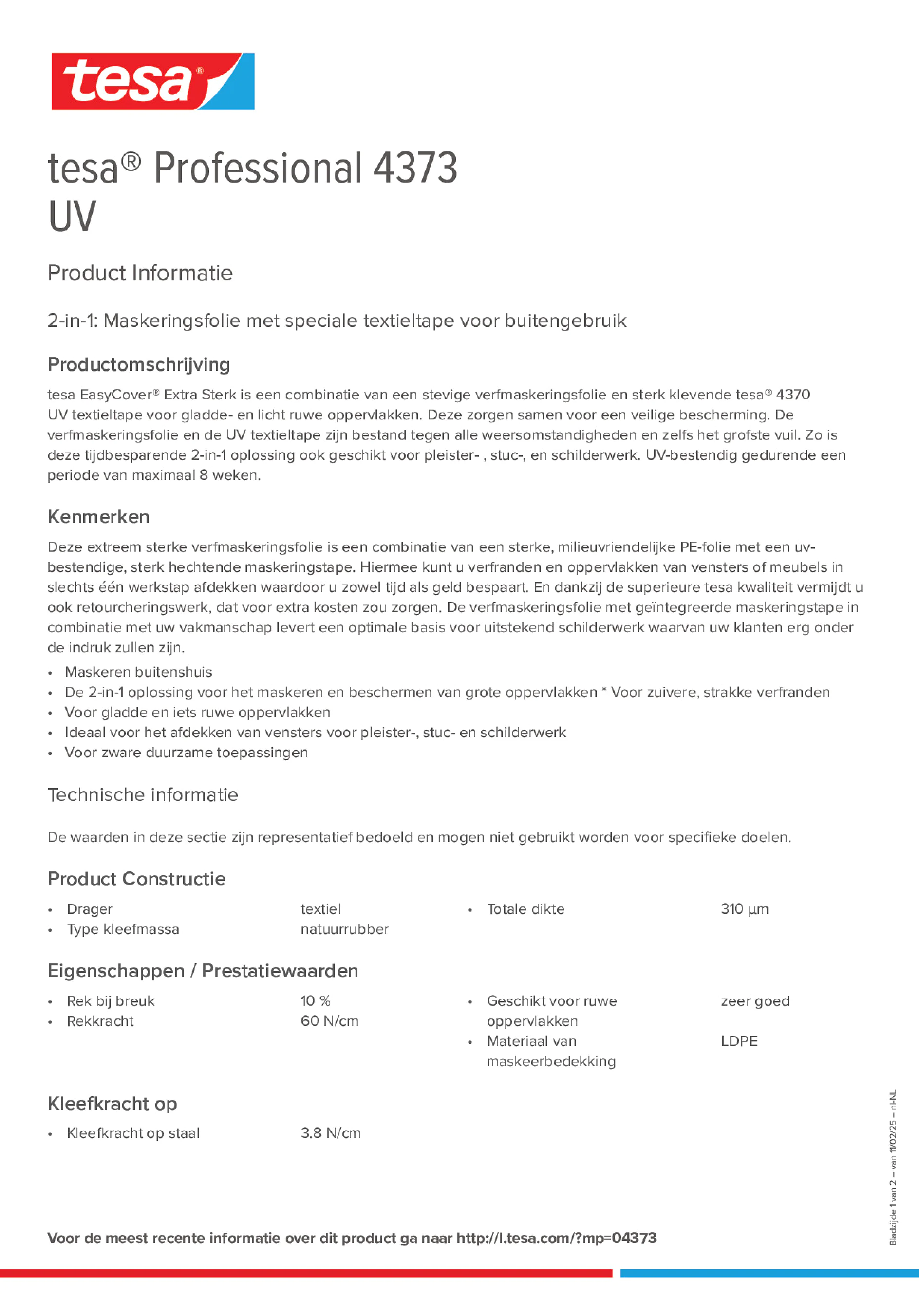 Product information_tesa® Professional 04373_nl-NL