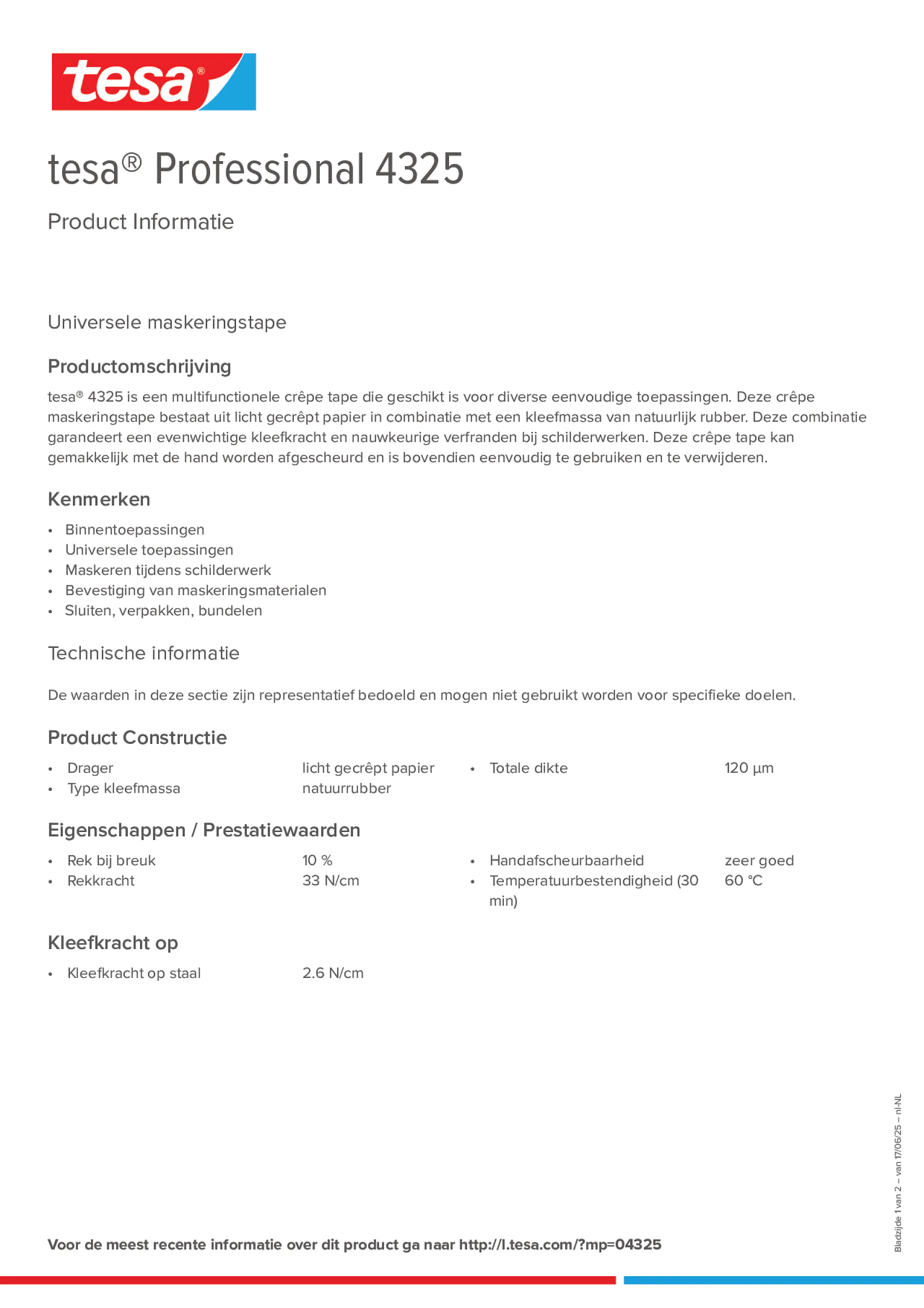 Product information_tesa® Professional 04325_nl-NL