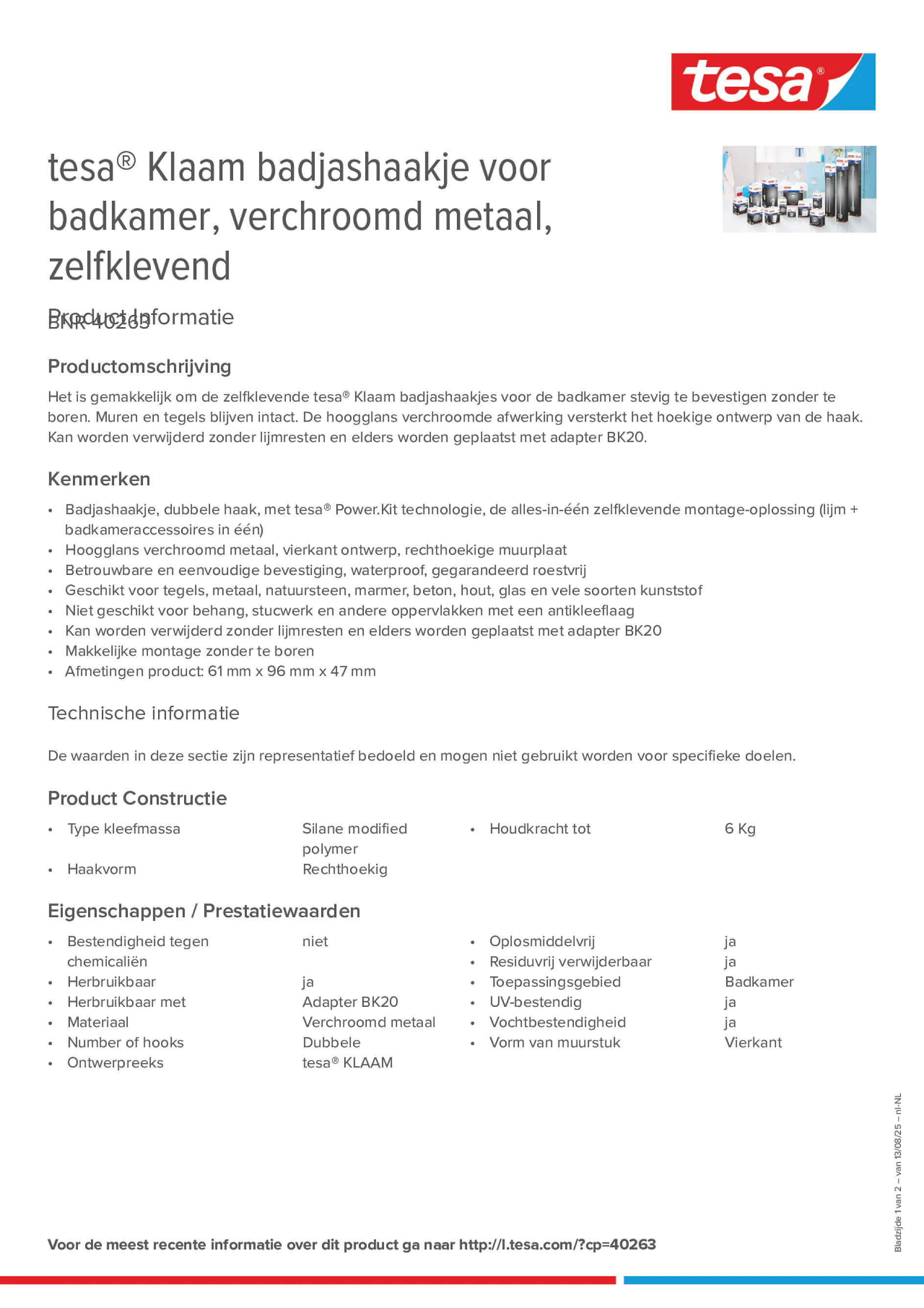 Product information_tesa® 40263_nl-NL