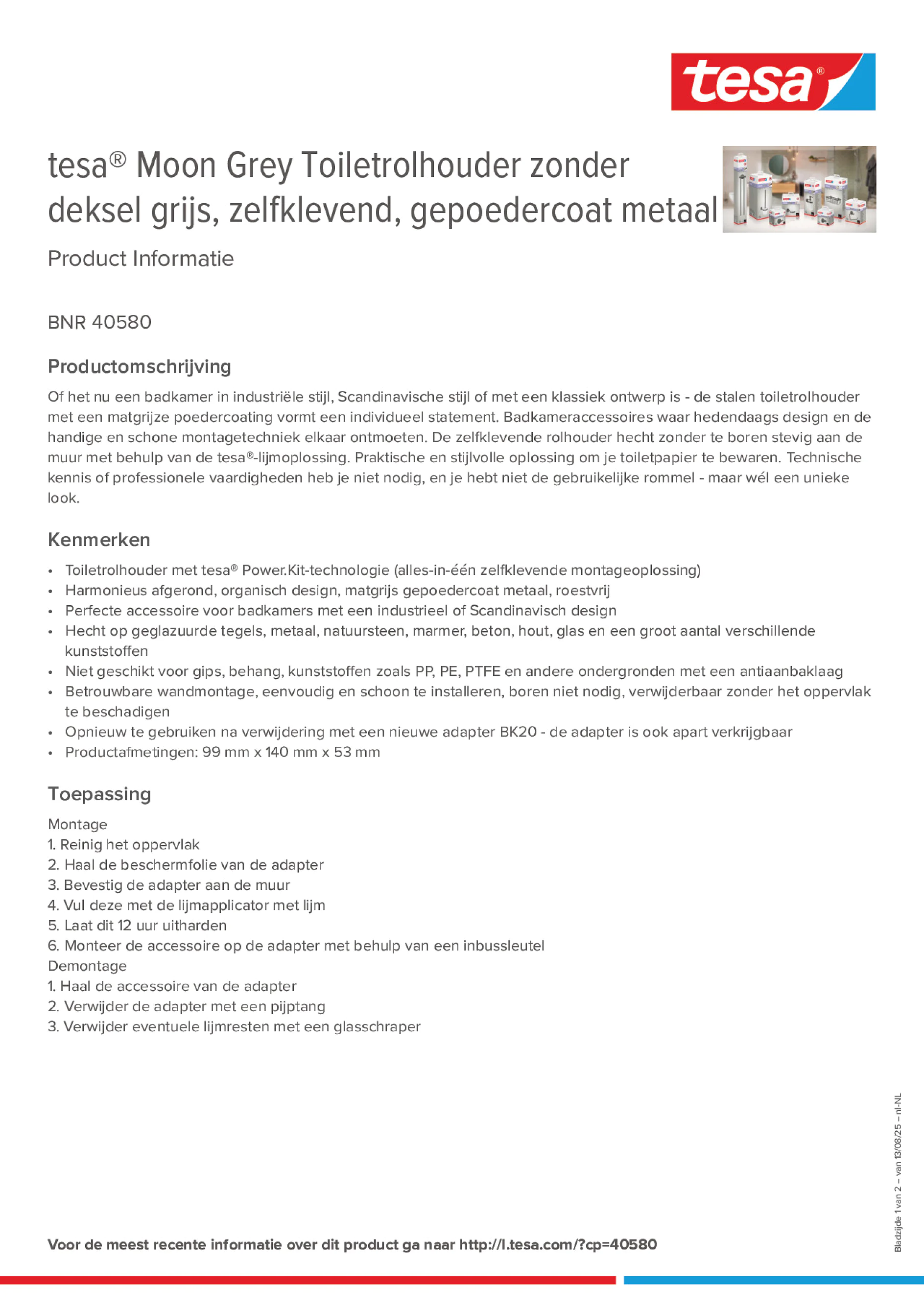 Product information_tesa® 40580_nl-NL