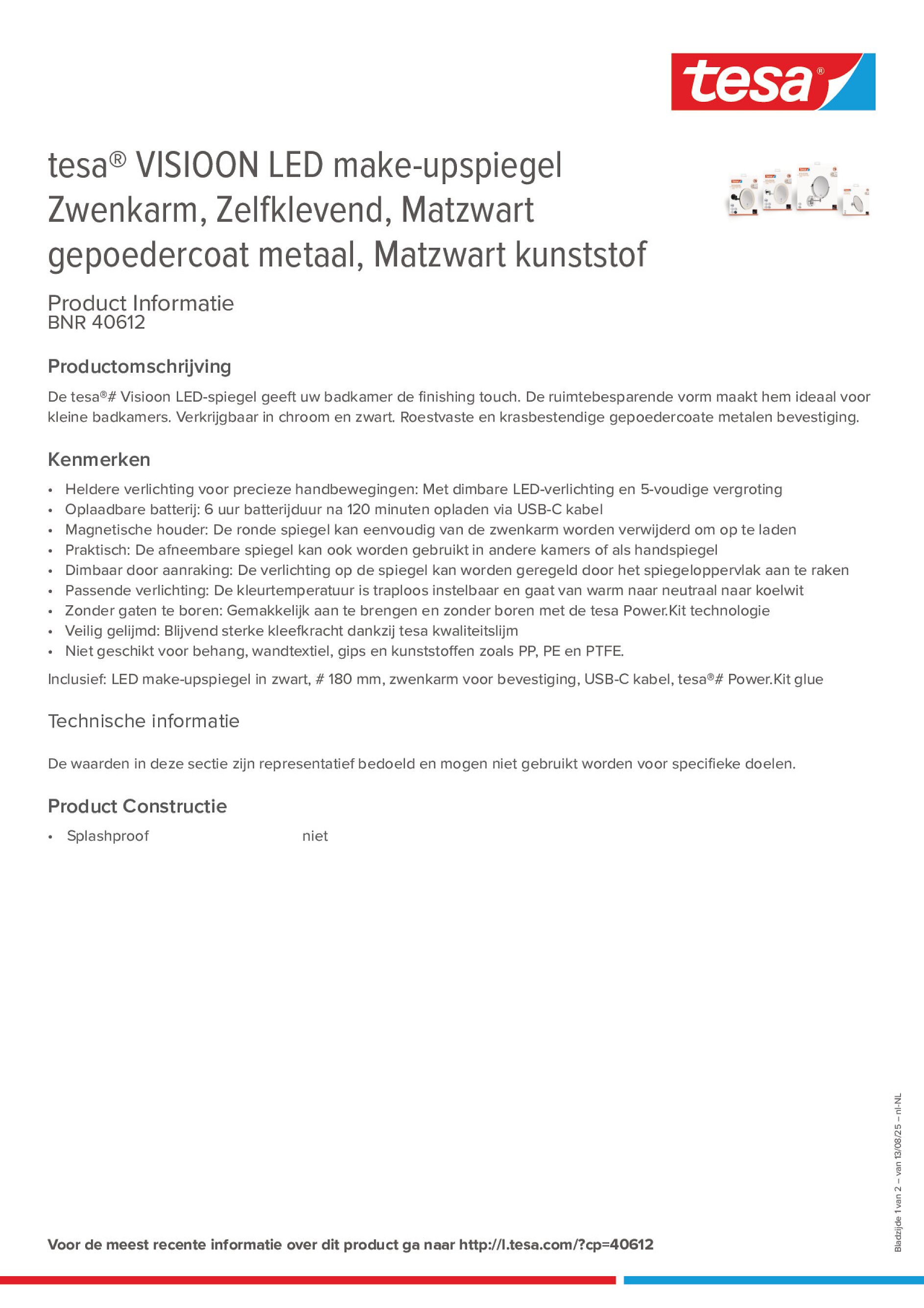 Product information_tesa® 40612_nl-NL