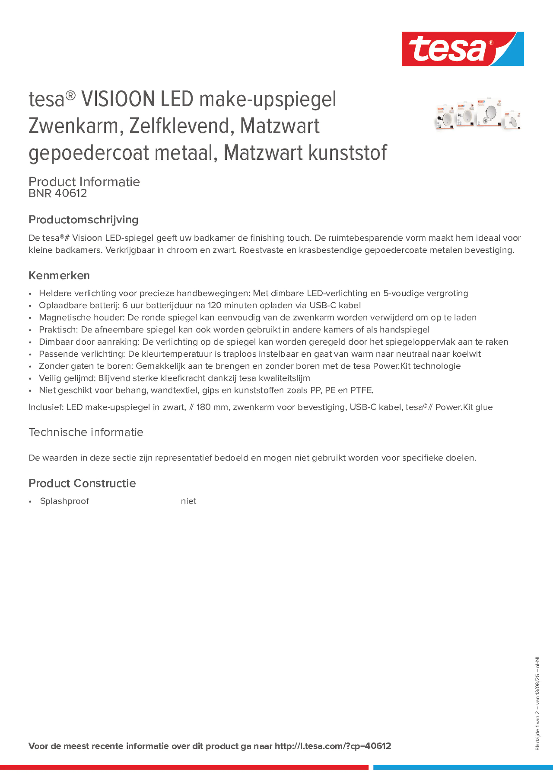 Product information_tesa® 40612_nl-NL