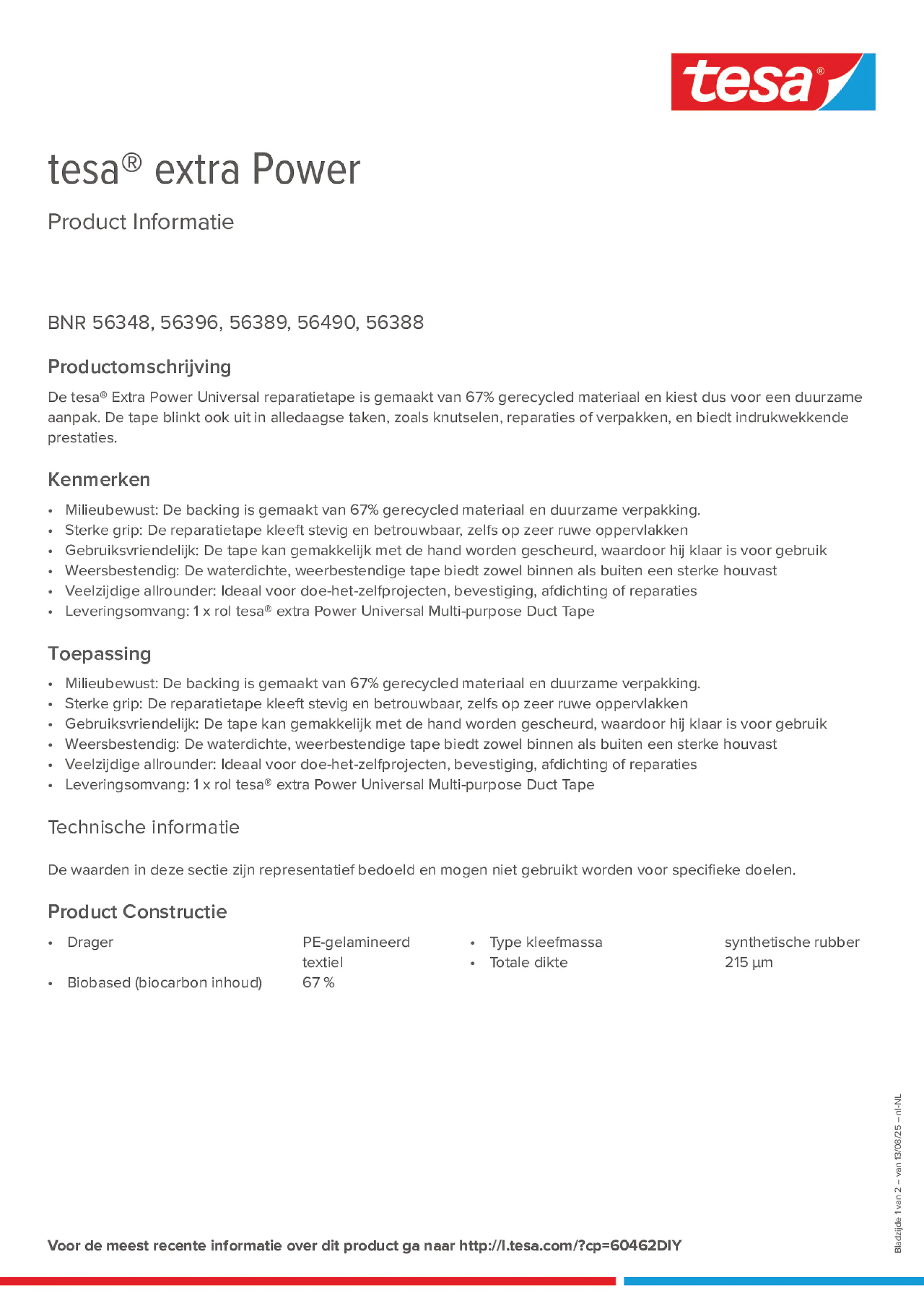 Product information_tesa® extra Power 56348_nl-NL