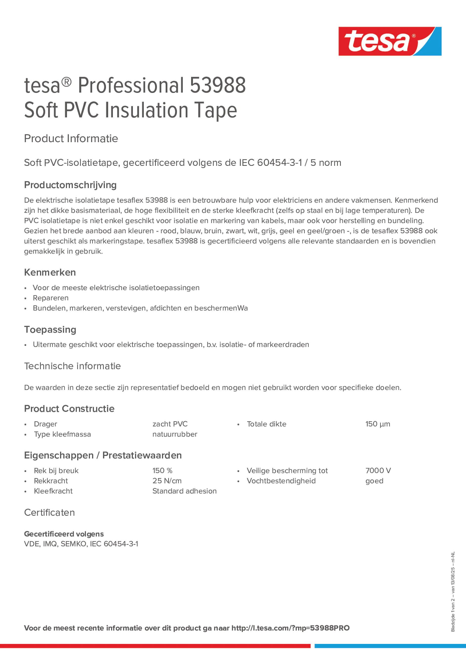 Product information_tesa® Professional 53988_nl-NL