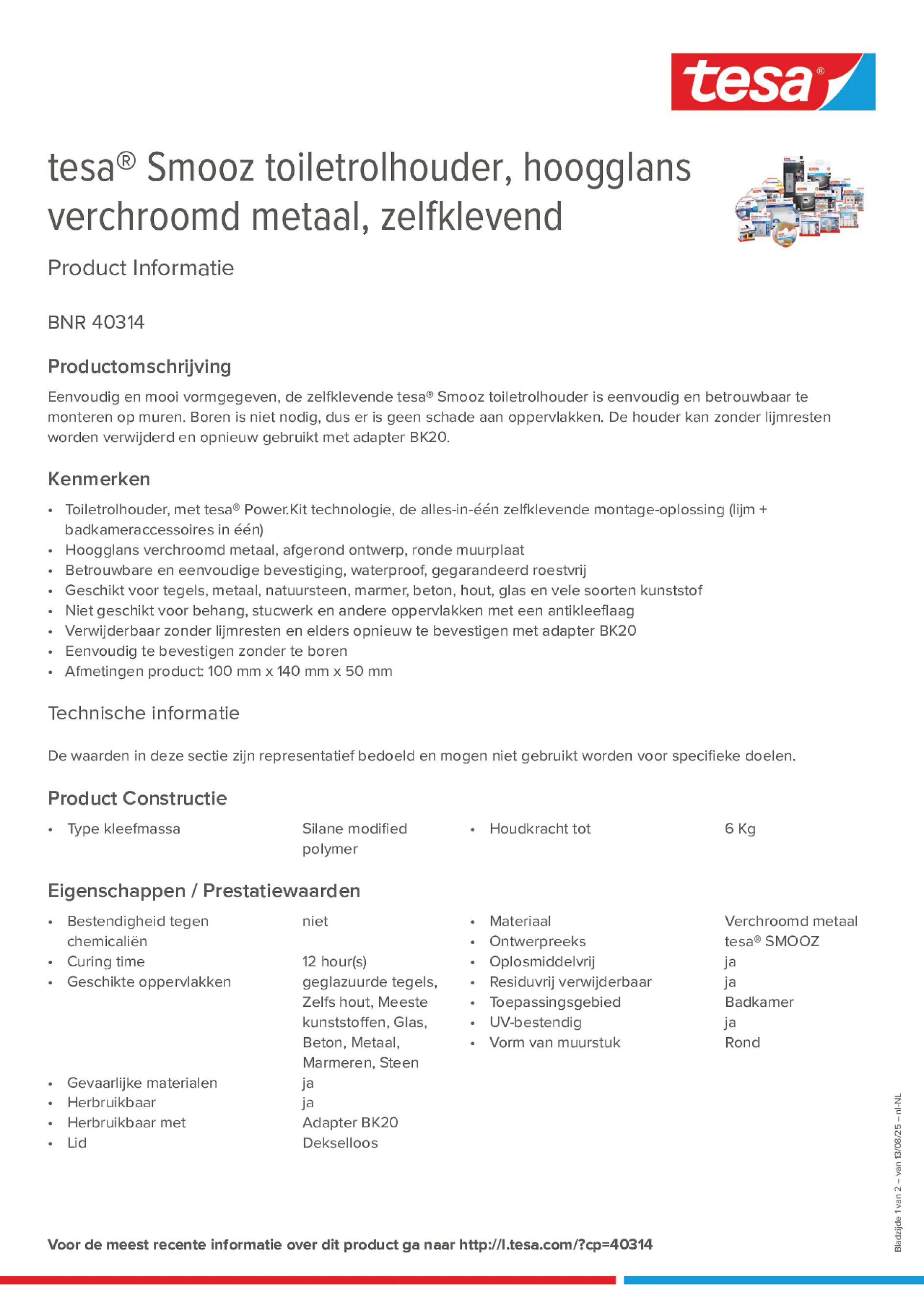 Product information_tesa® 40314_nl-NL