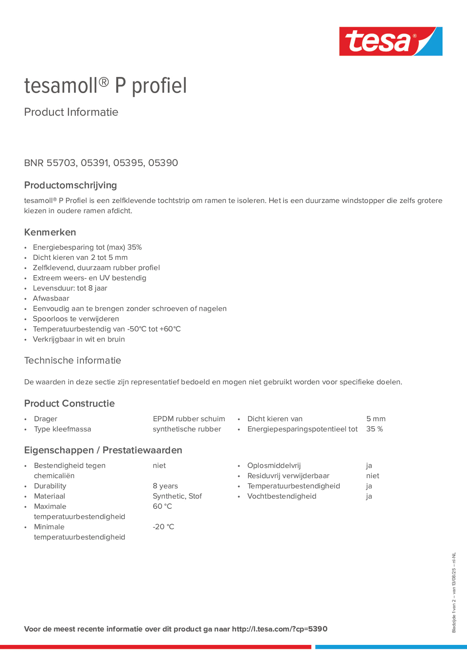 Product information_tesamoll® 5366_nl-NL