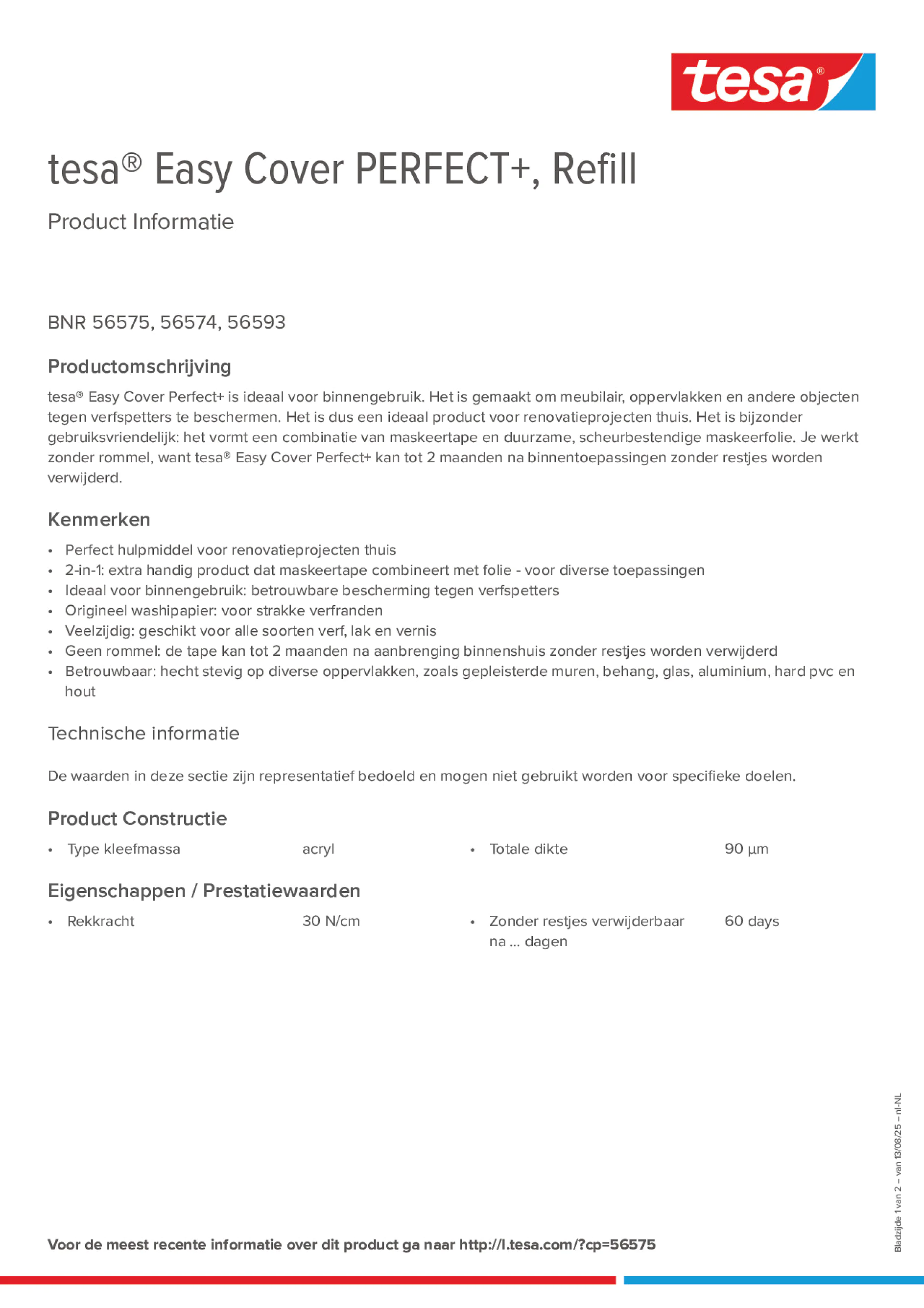Product information_tesa® Easy Cover 56575_nl-NL