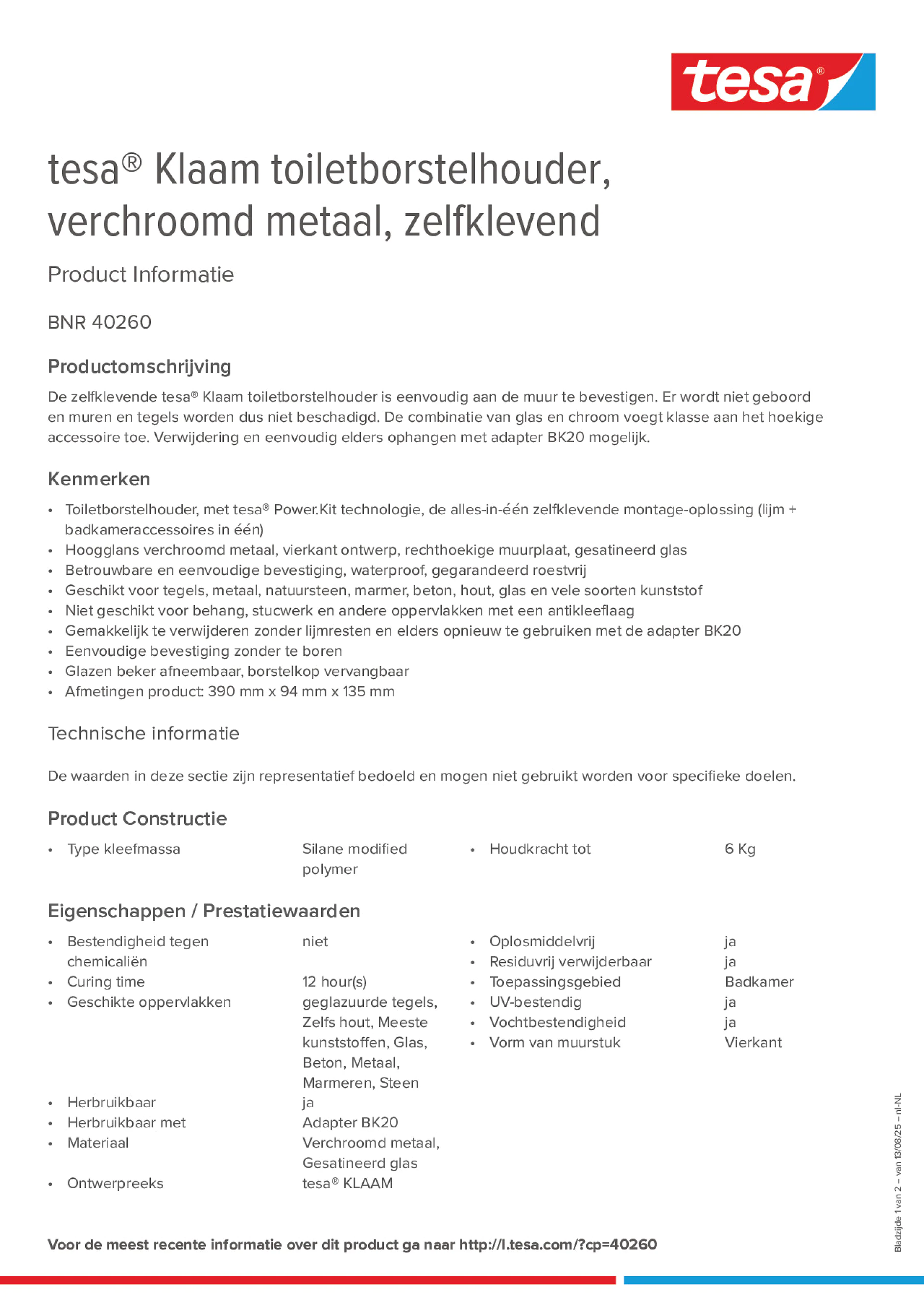 Product information_tesa® 40260_nl-NL