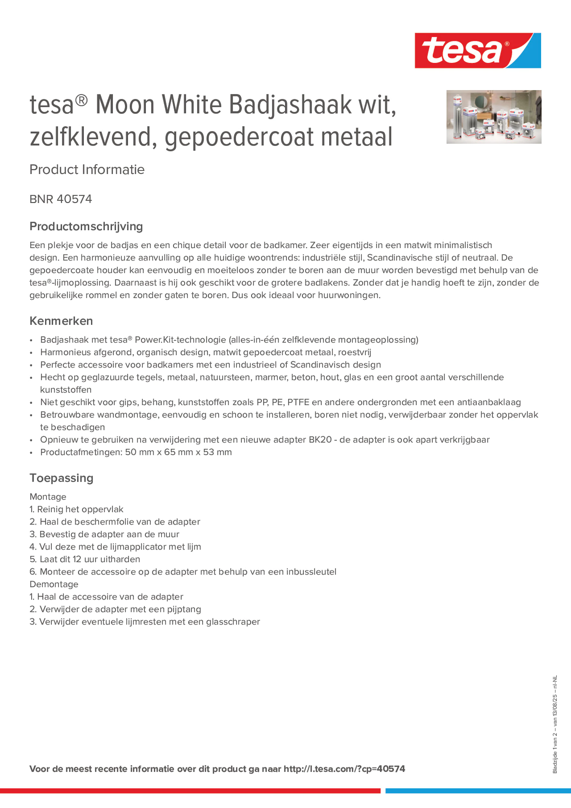 Product information_tesa® 40574_nl-NL