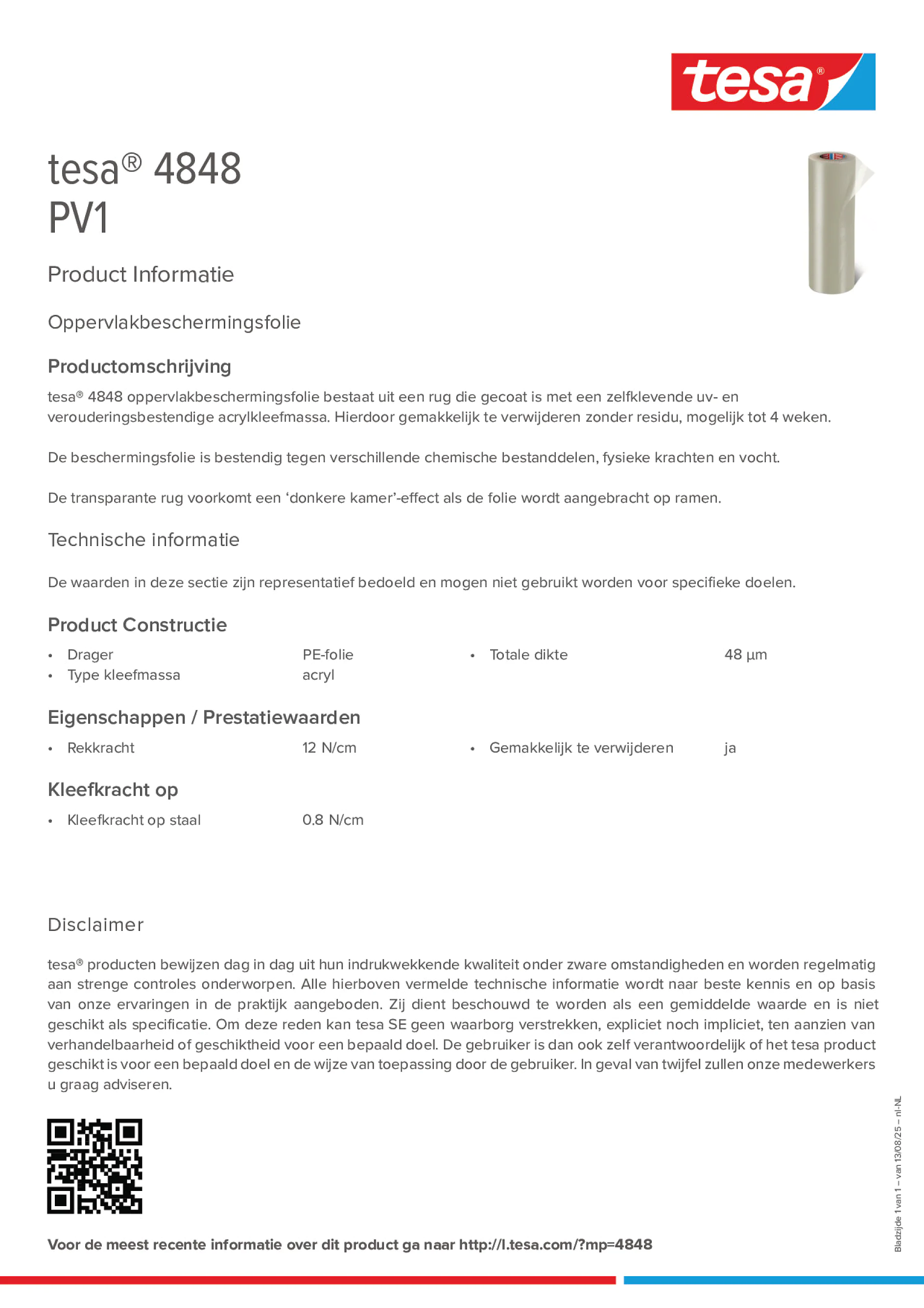 Product information_tesa® 4848_nl-NL