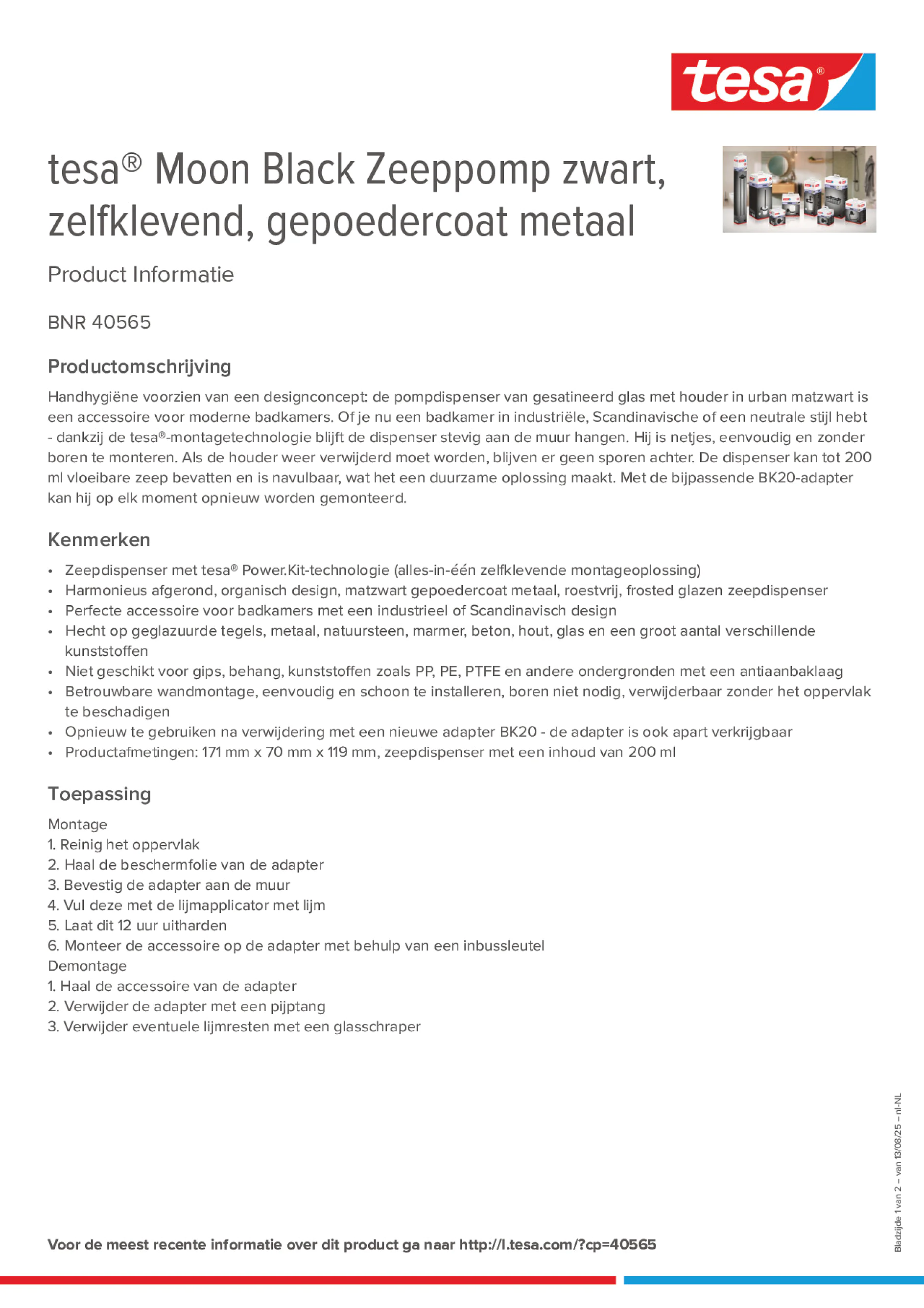 Product information_tesa® 40565_nl-NL
