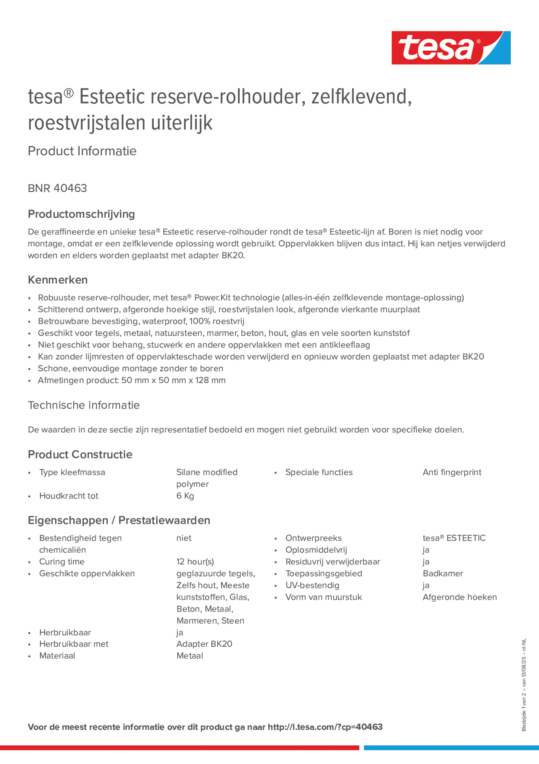 Product information_tesa® 40463_nl-NL