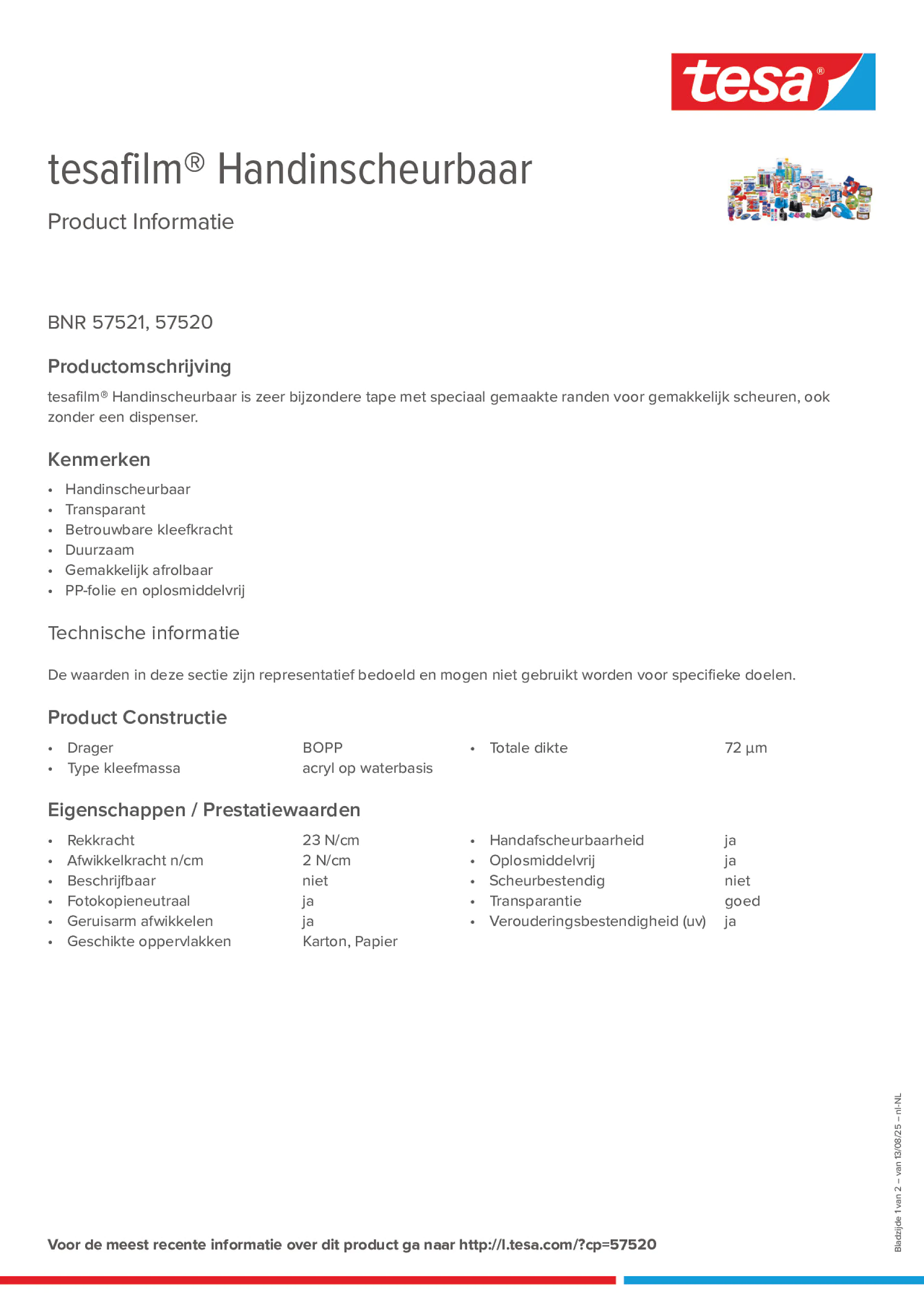 Product information_tesafilm® 57520_nl-NL