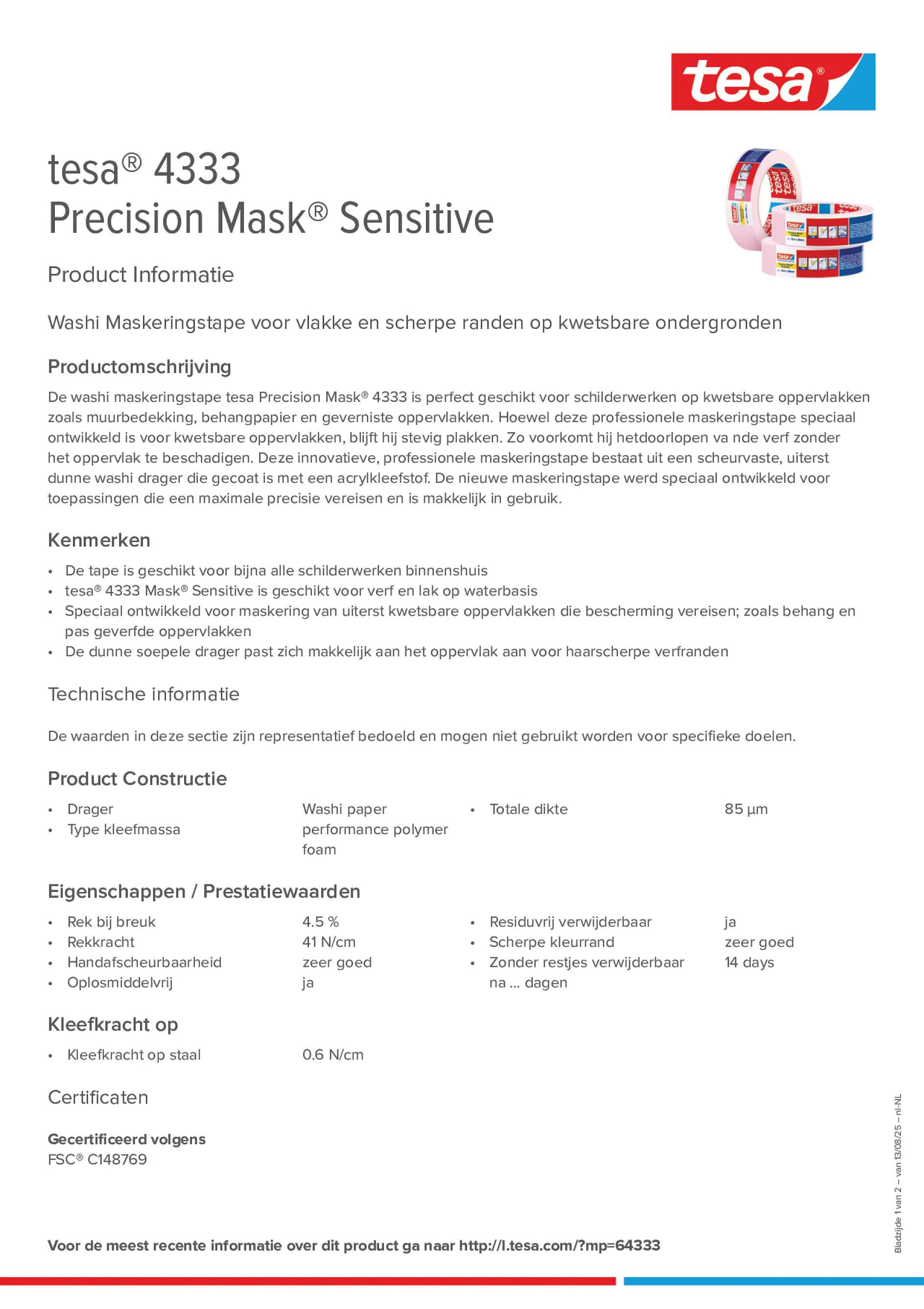 Product information_tesa® 04333_nl-NL
