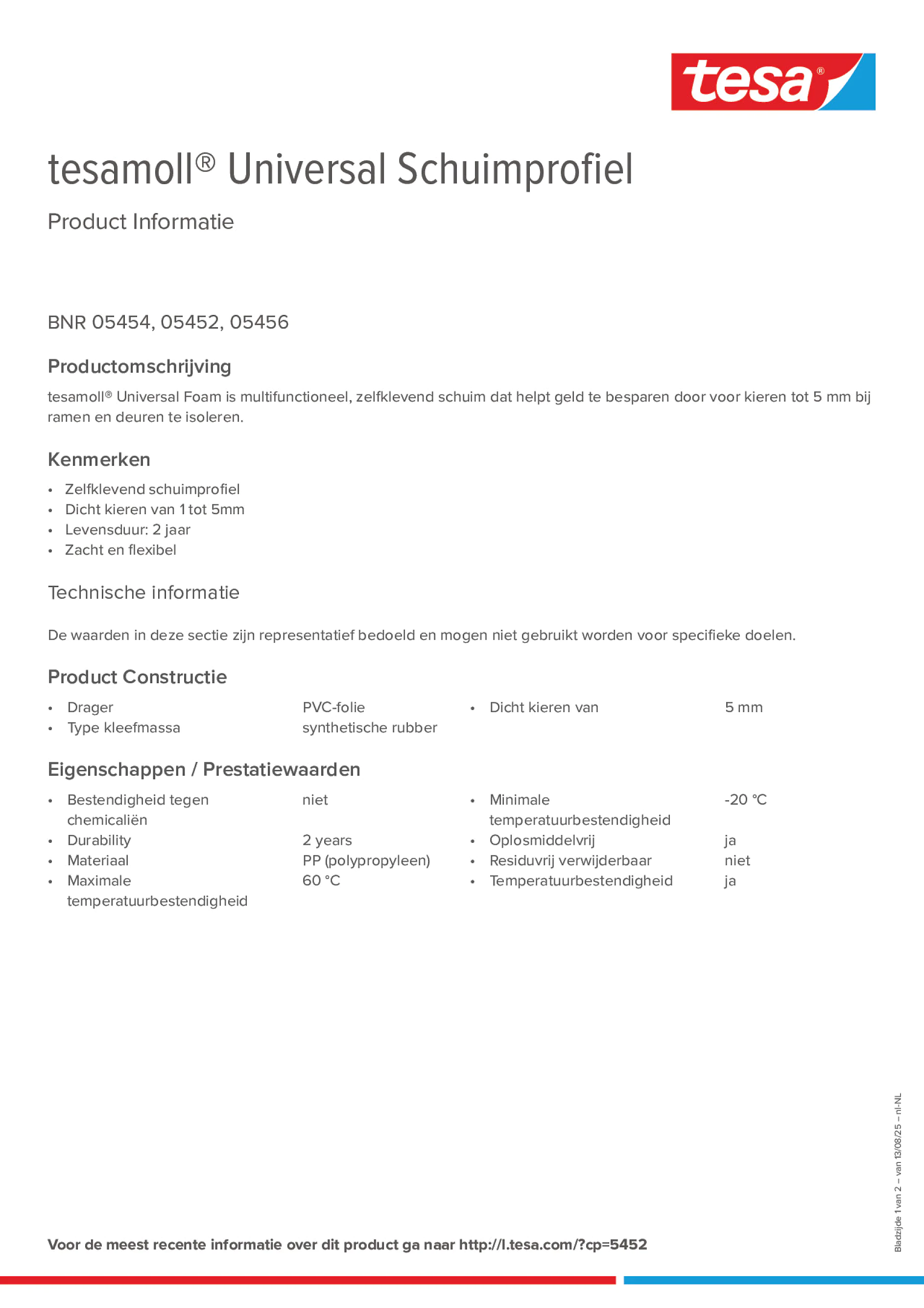Product information_tesamoll® 55604_nl-NL