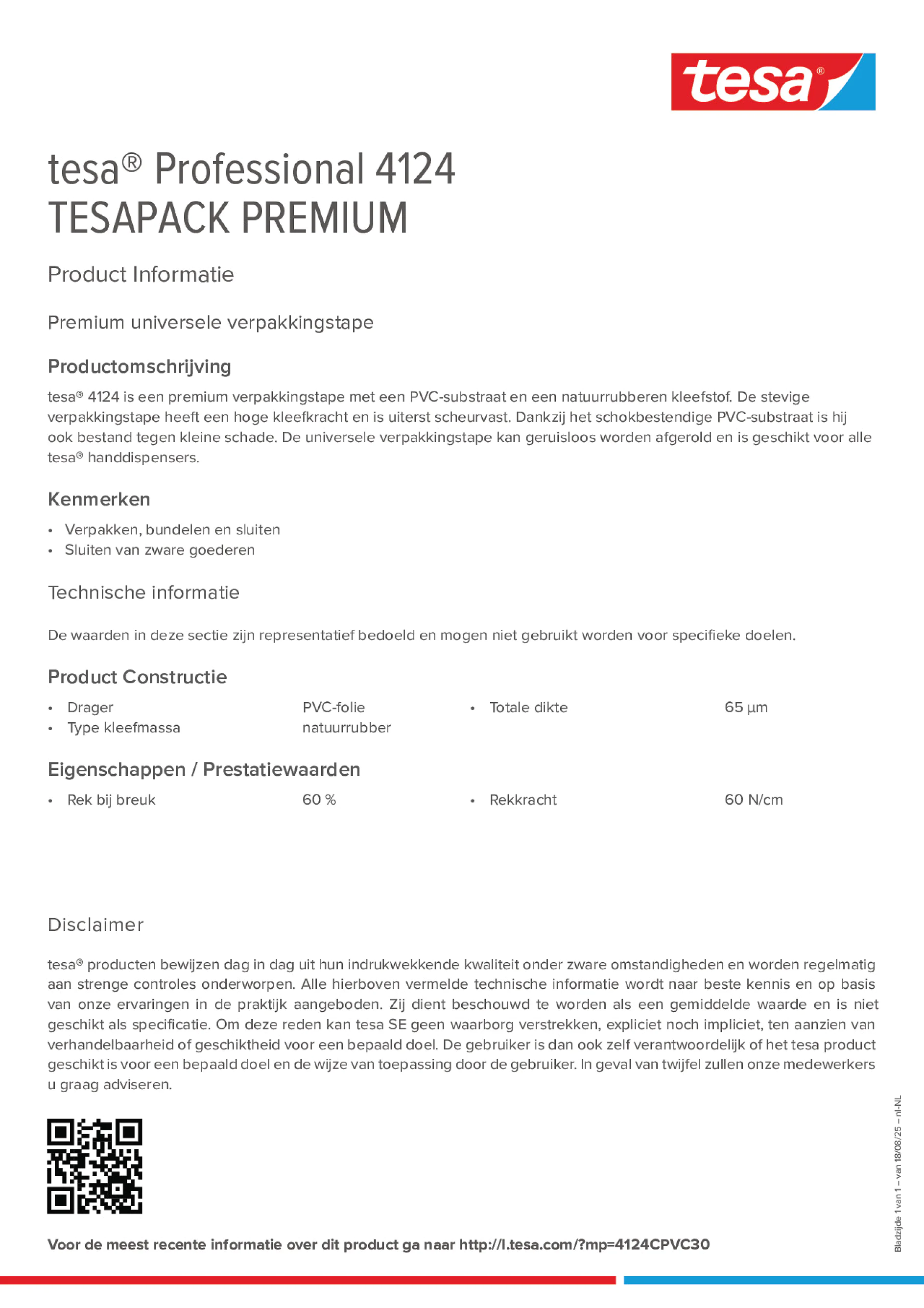 Product information_tesa® Professional 04124_nl-NL