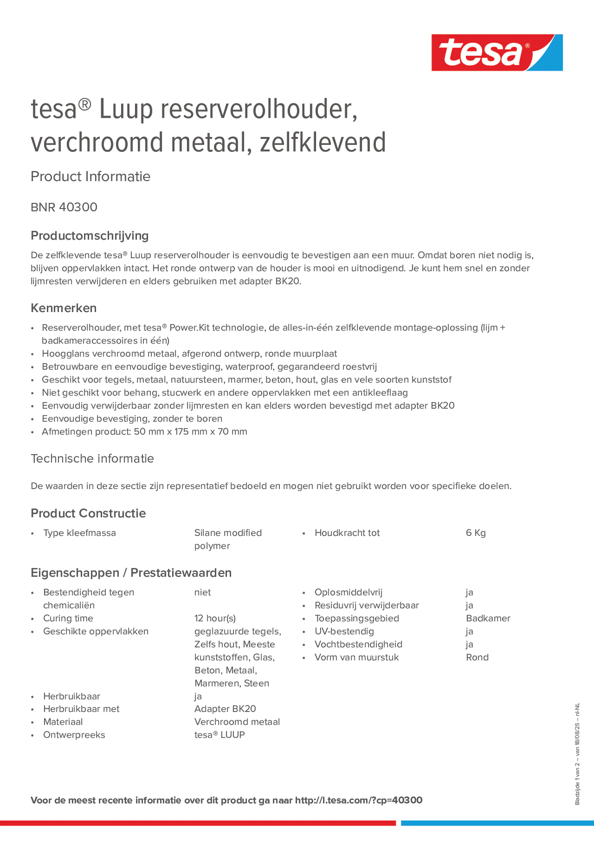 Product information_tesa® 40300_nl-NL