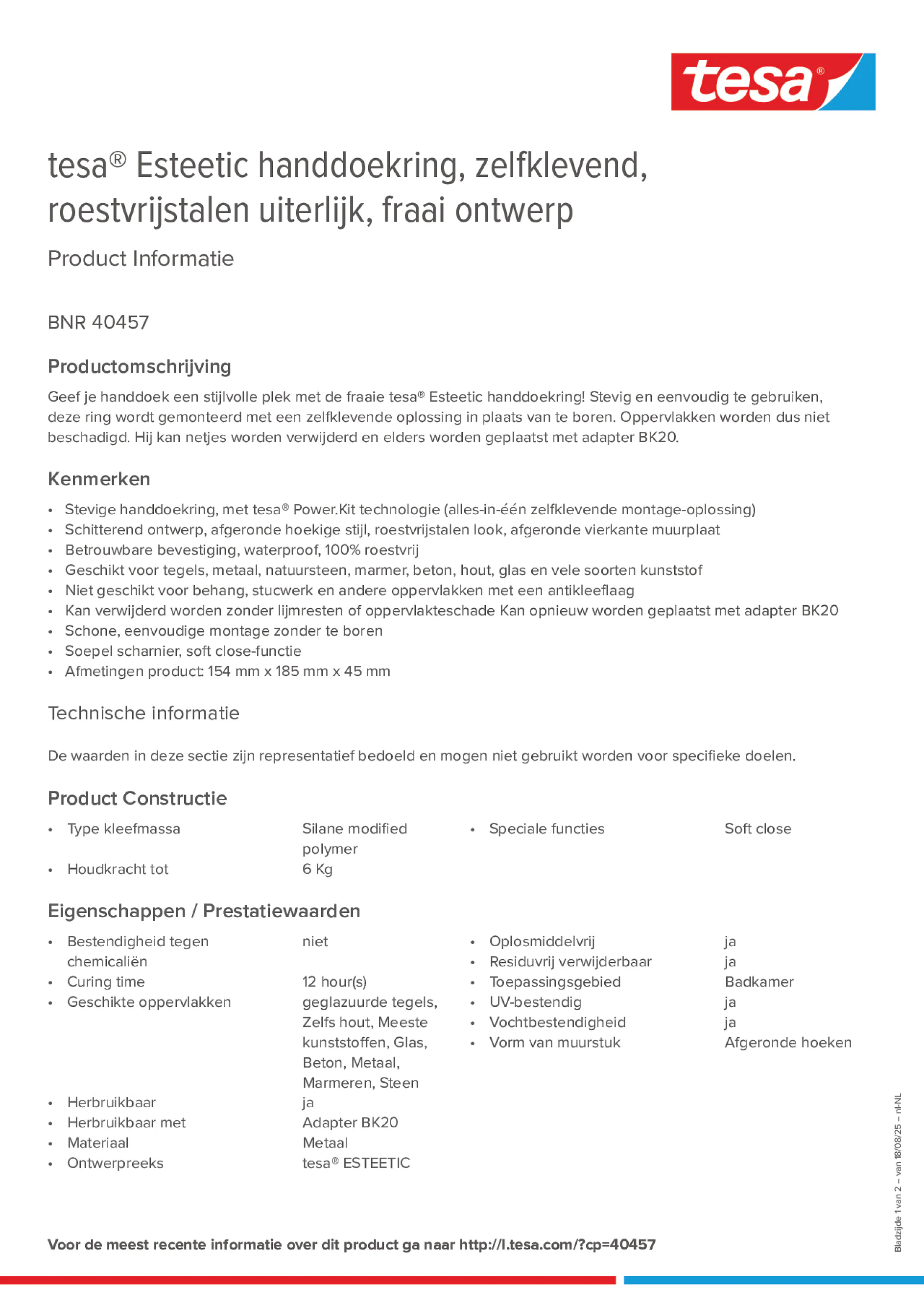 Product information_tesa® 40457_nl-NL