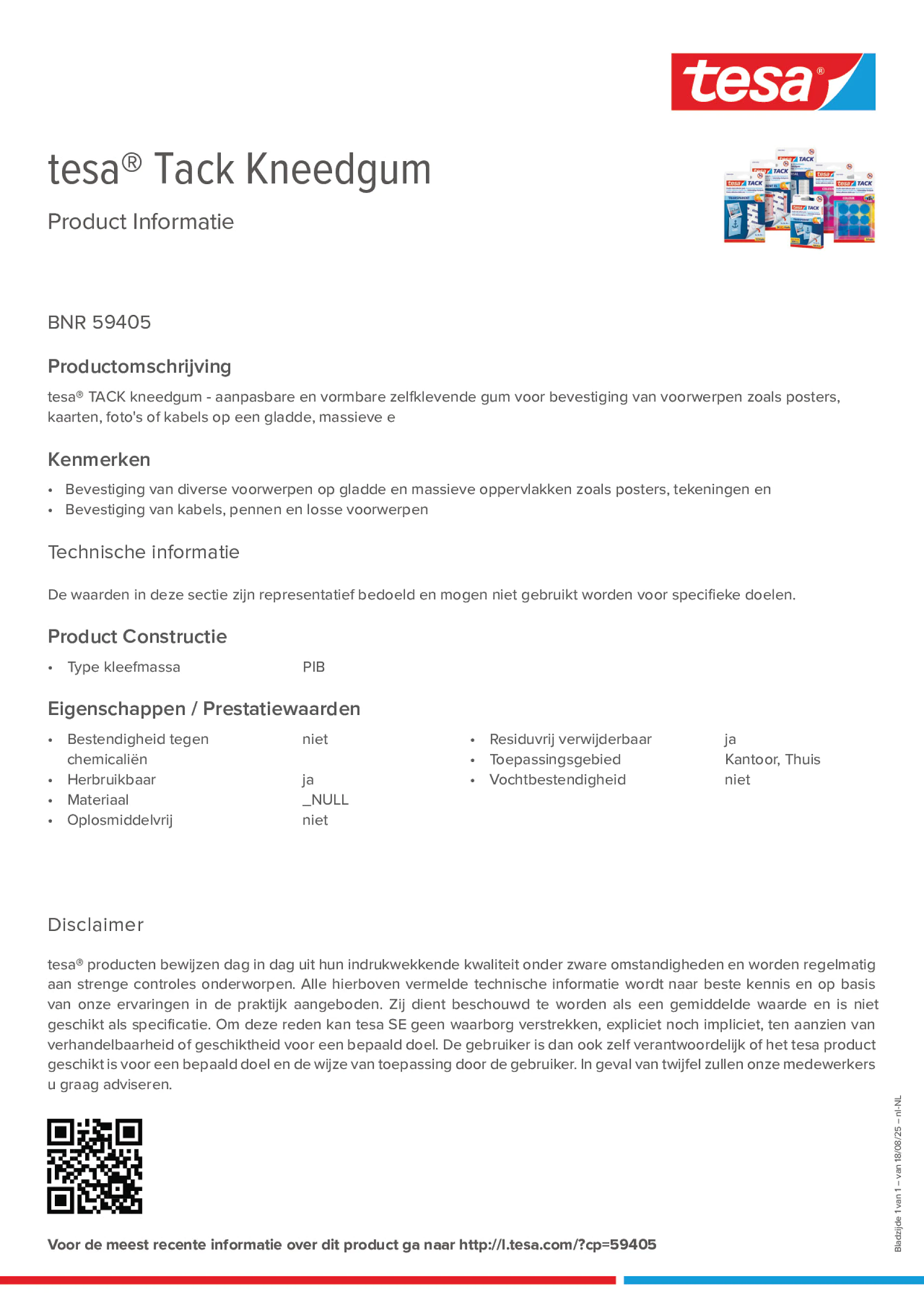 Product information_tesa® Tack 59405_nl-NL