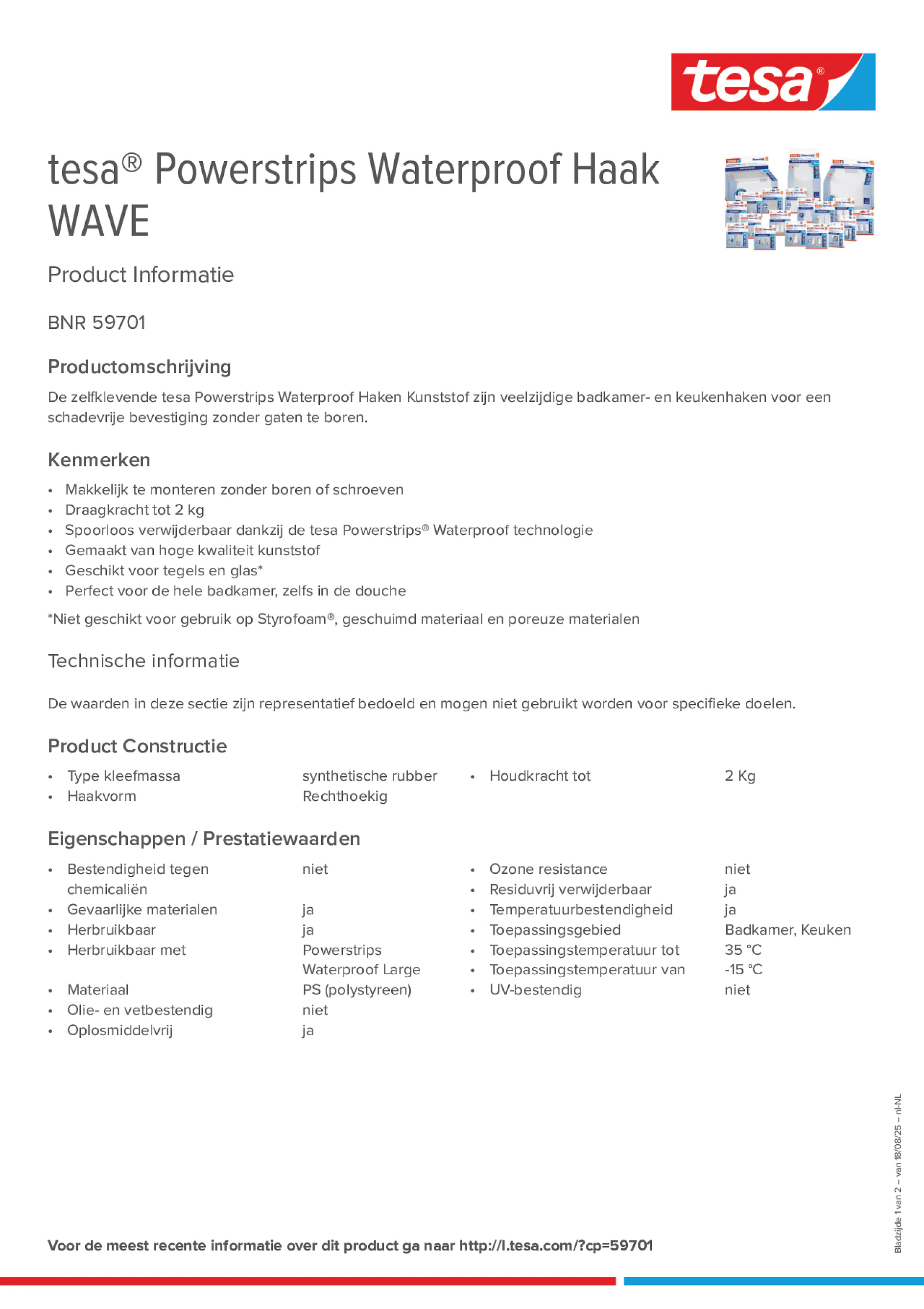 Product information_tesa® Powerstrips 59701_nl-NL