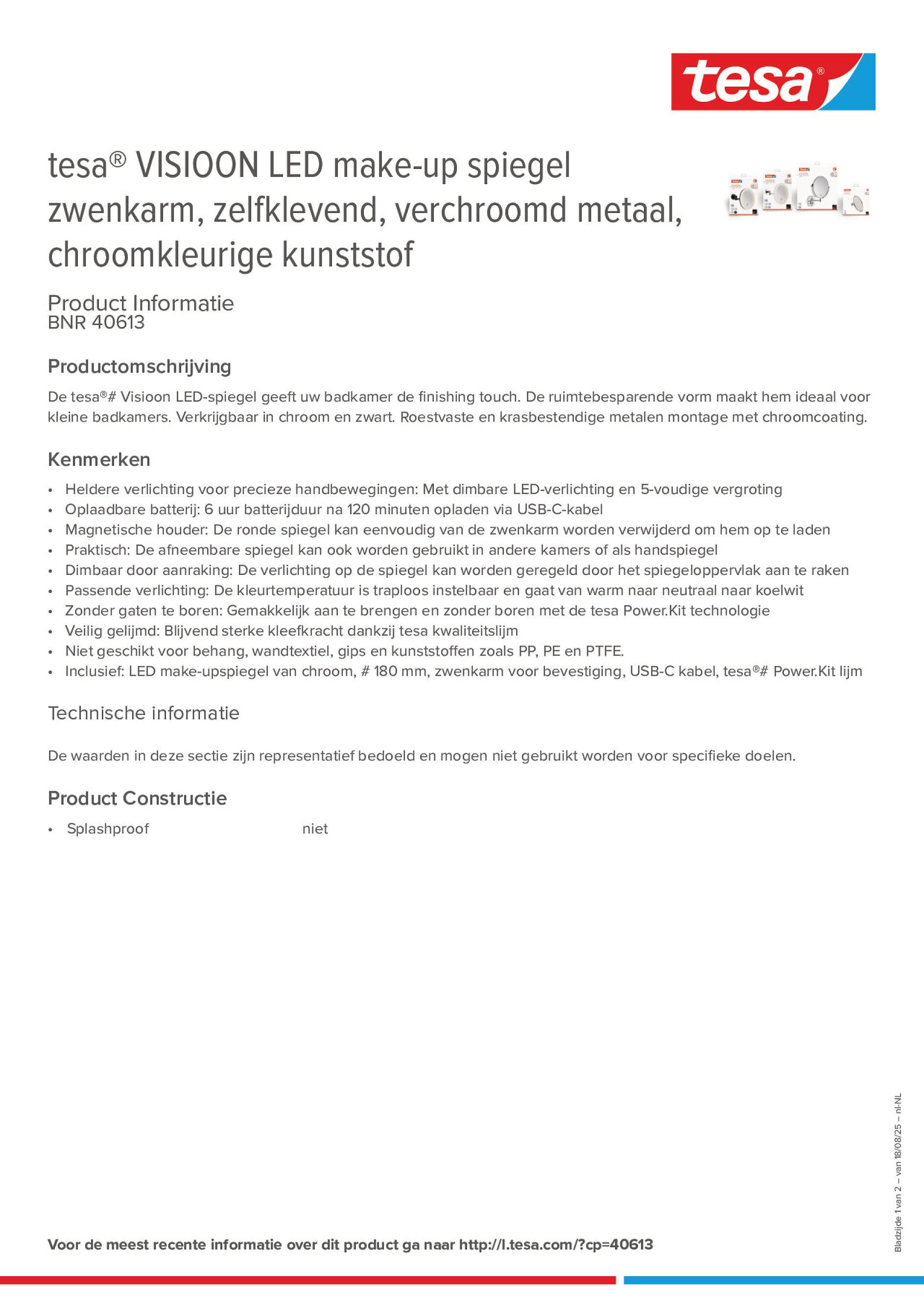 Product information_tesa® 40613_nl-NL