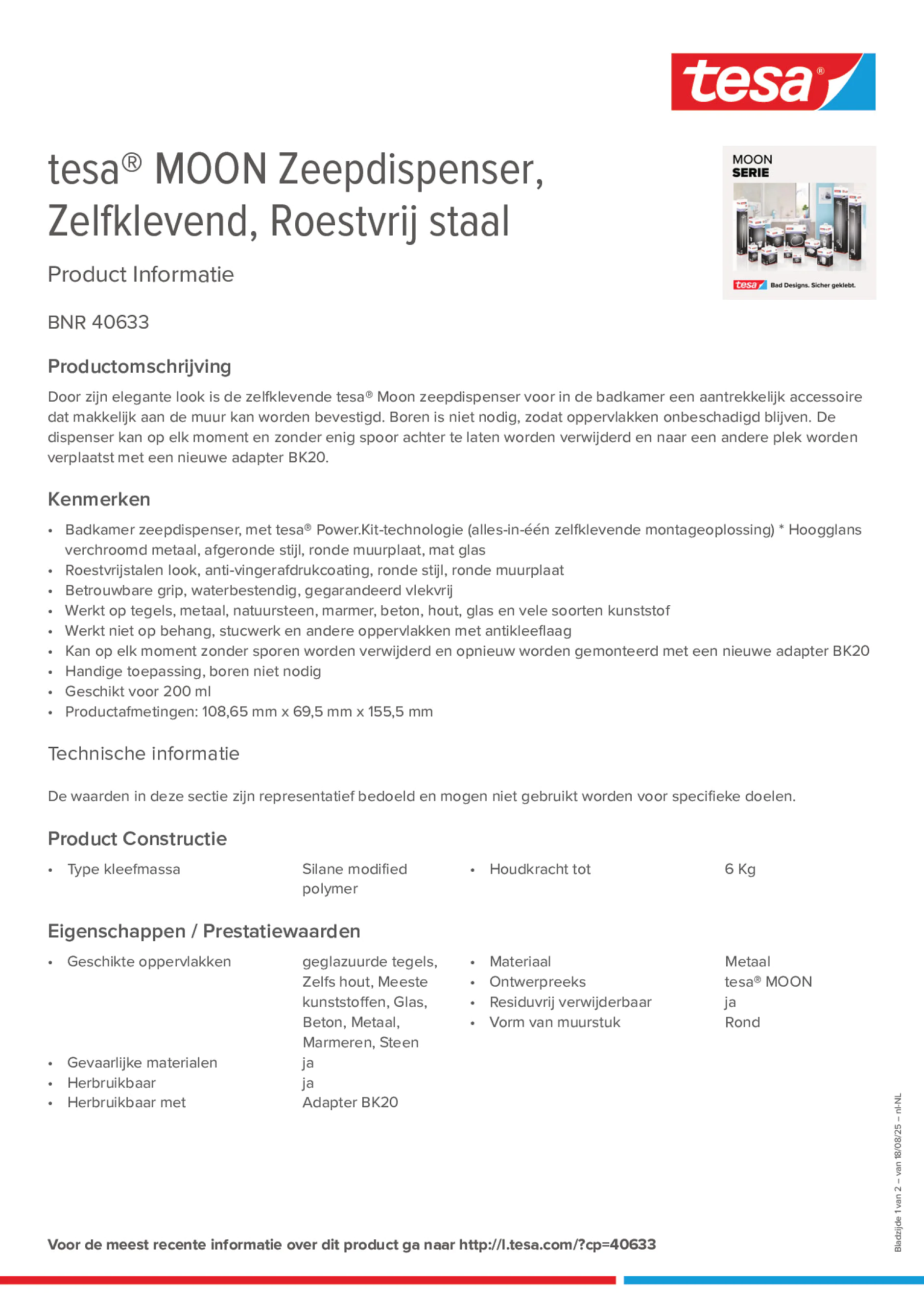 Product information_tesa® 40633_nl-NL