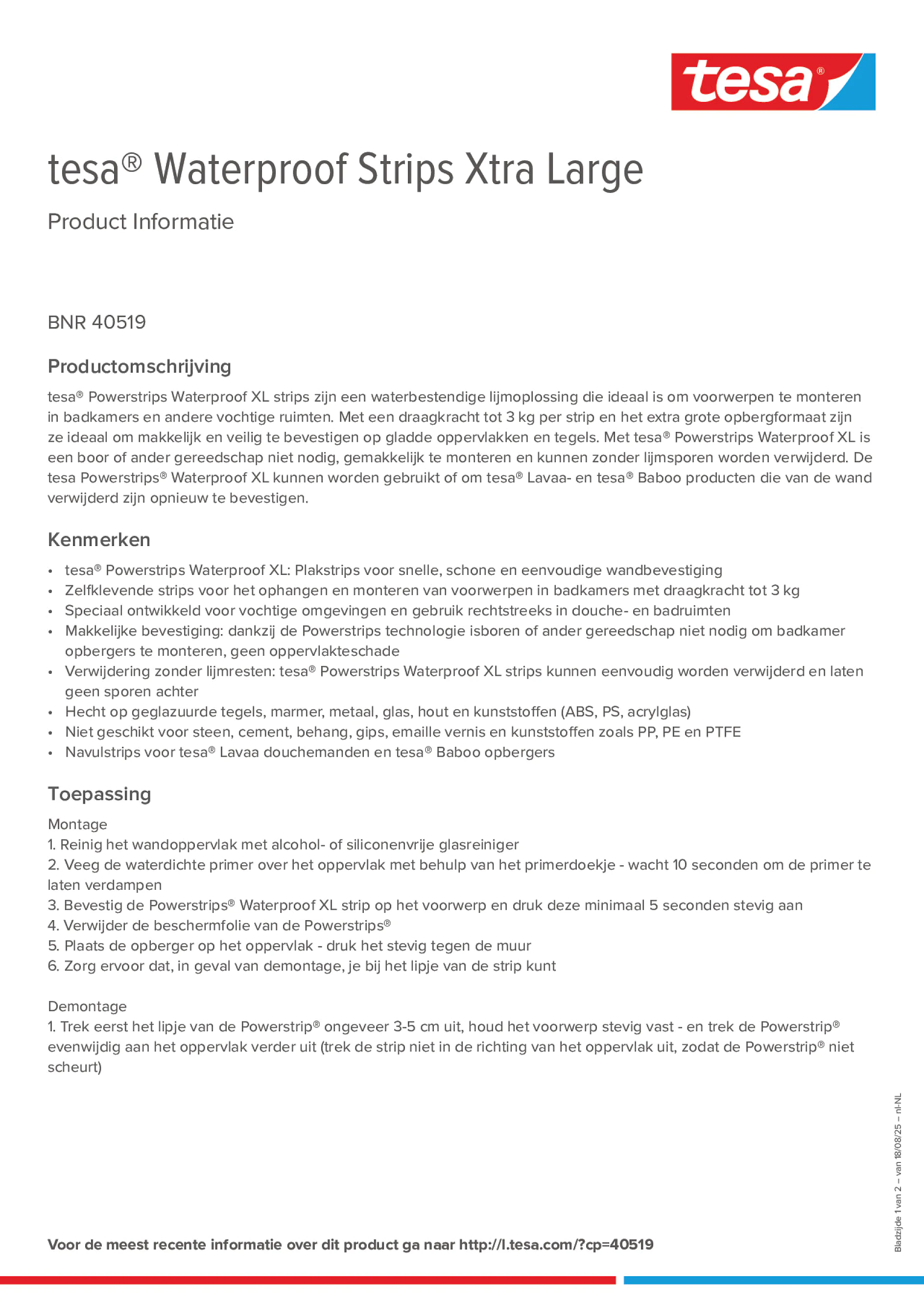 Product information_tesa® 40519_nl-NL