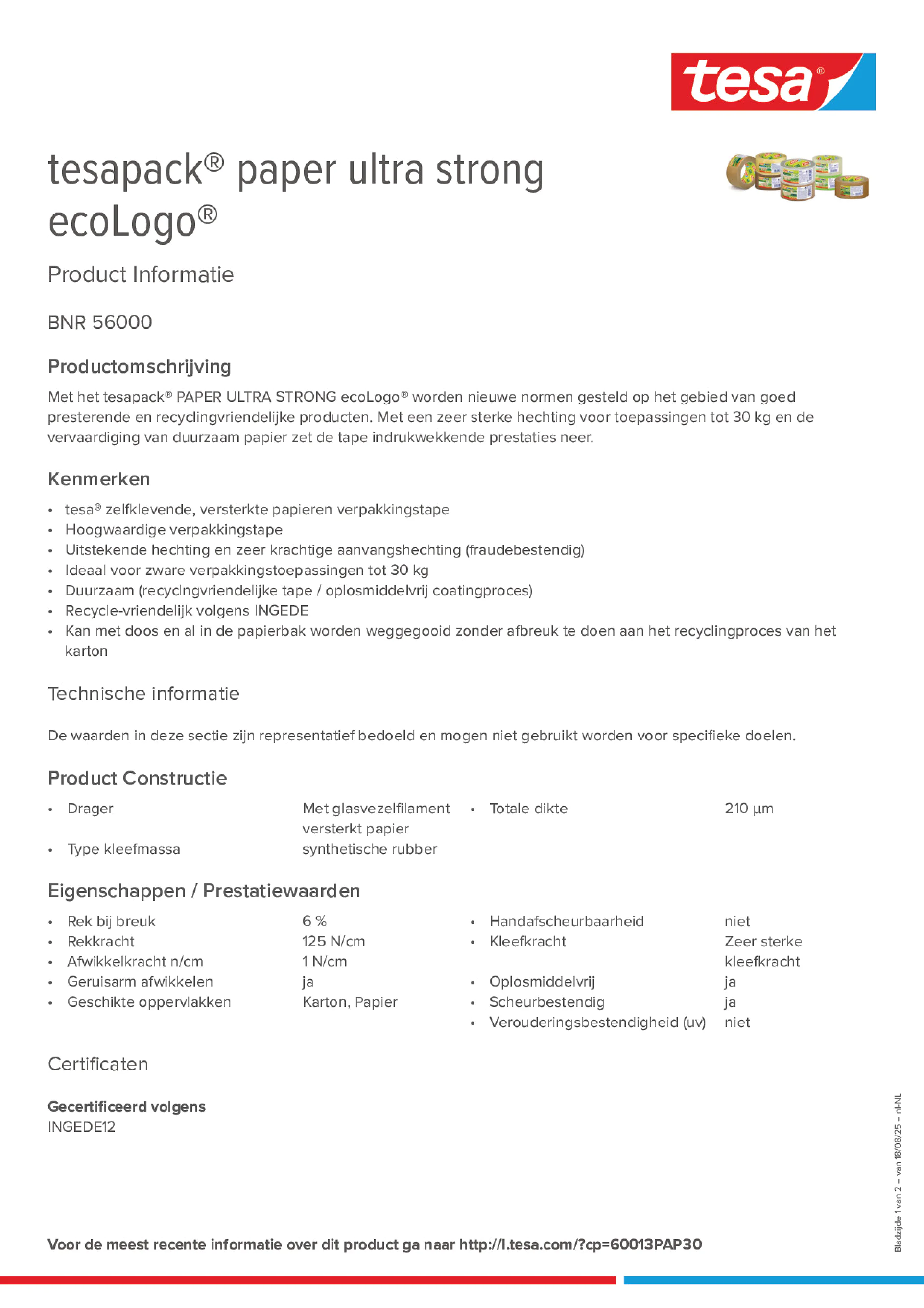 Product information_tesapack® 56000_nl-NL