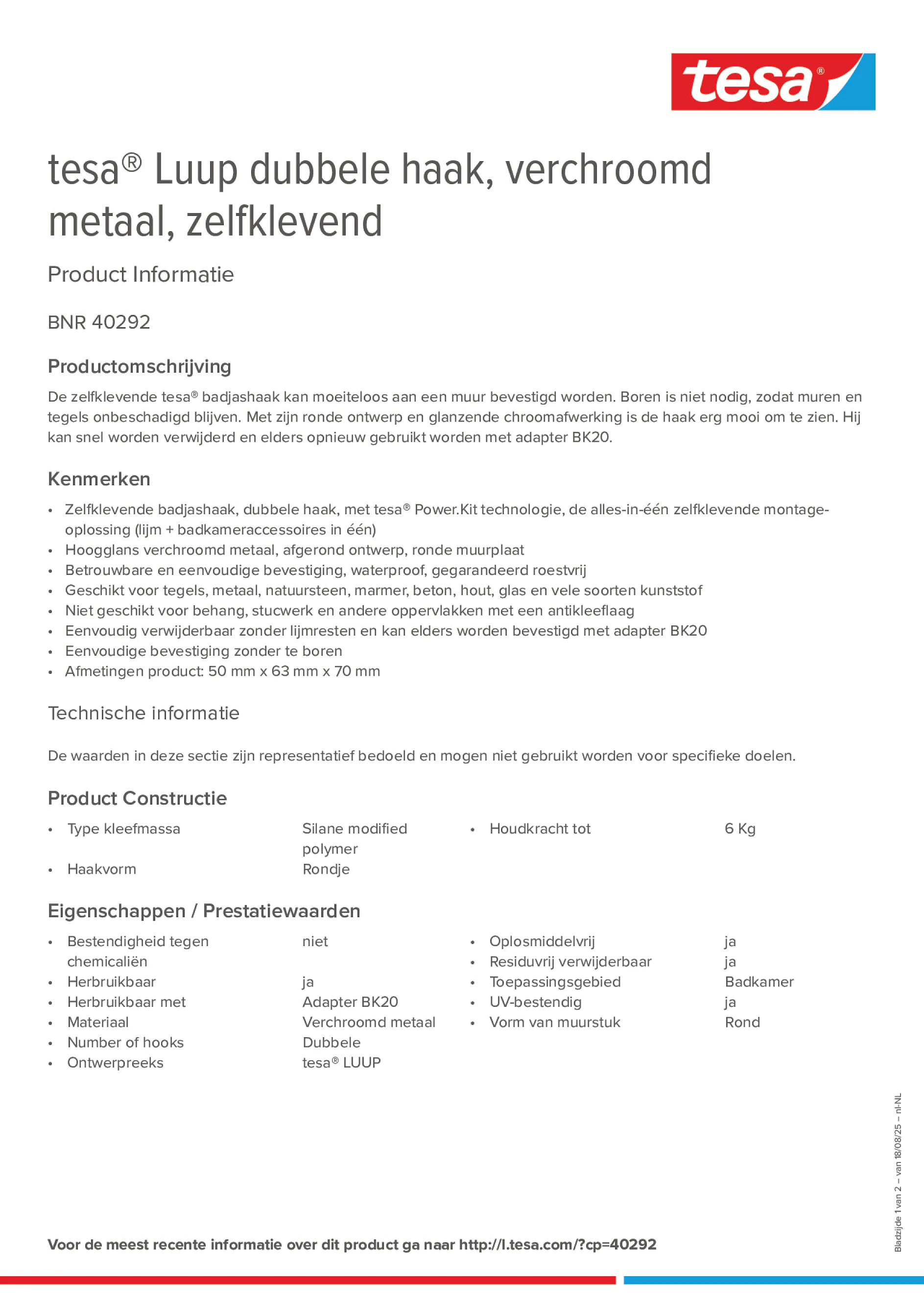 Product information_tesa® 40292_nl-NL