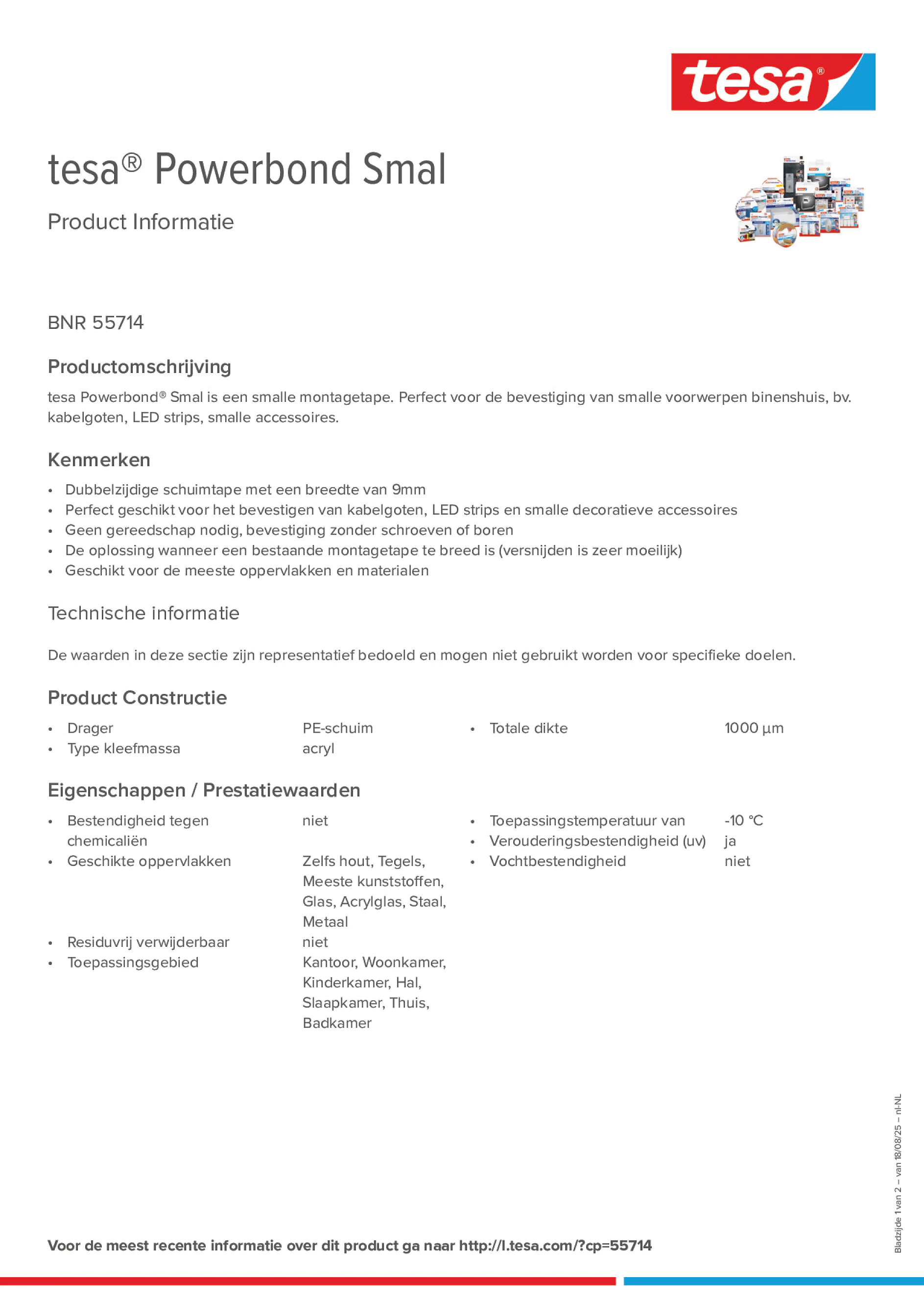 Product information_tesa® Powerbond 55714_nl-NL