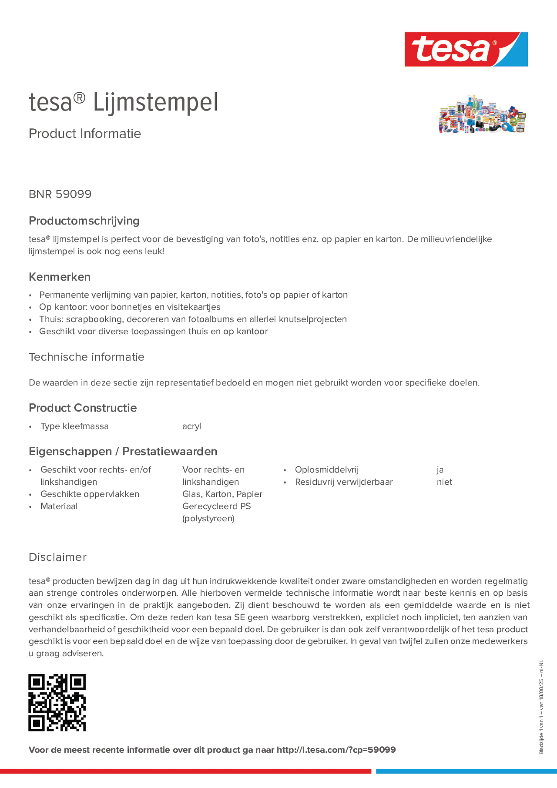 Product information_tesa® 59099_nl-NL