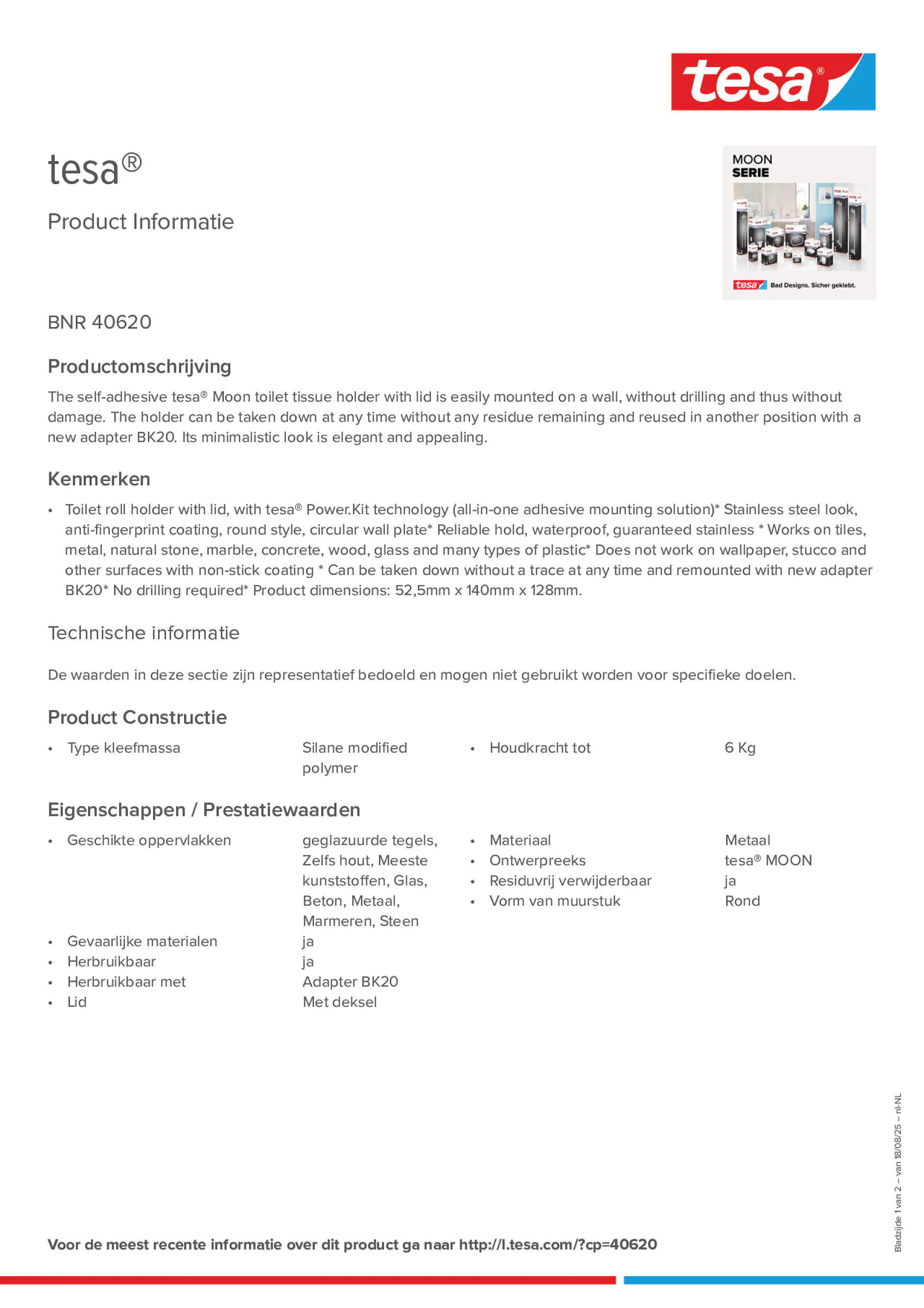 Product information_tesa® 40620_nl-NL