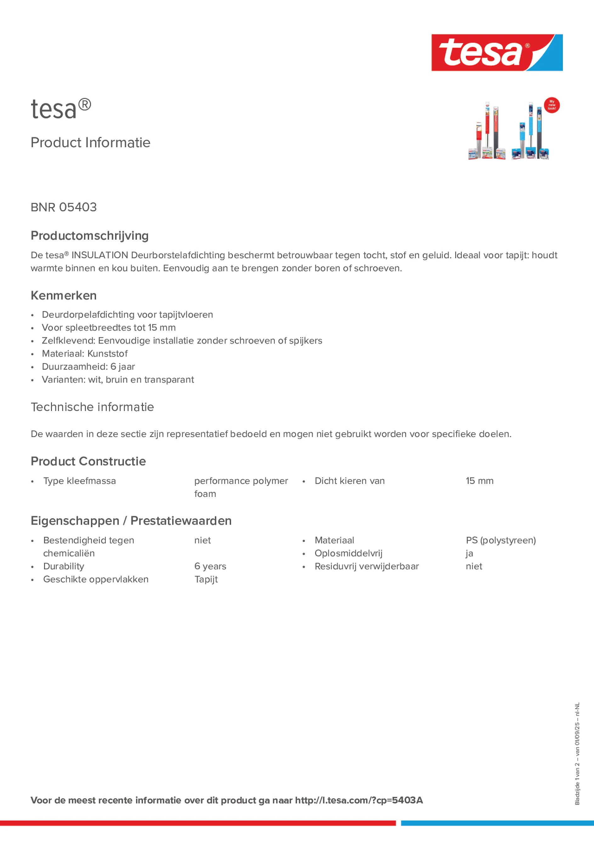 Product information_tesa® 05403_nl-NL
