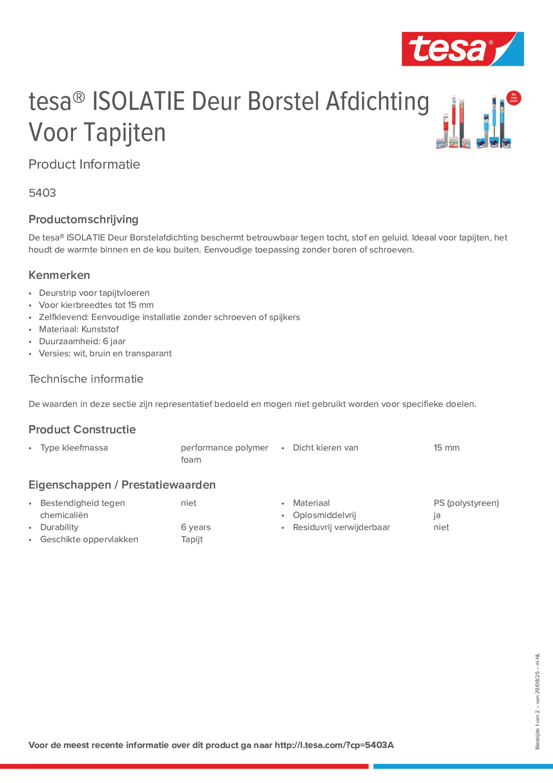 Product information_tesa® 05403_nl-NL