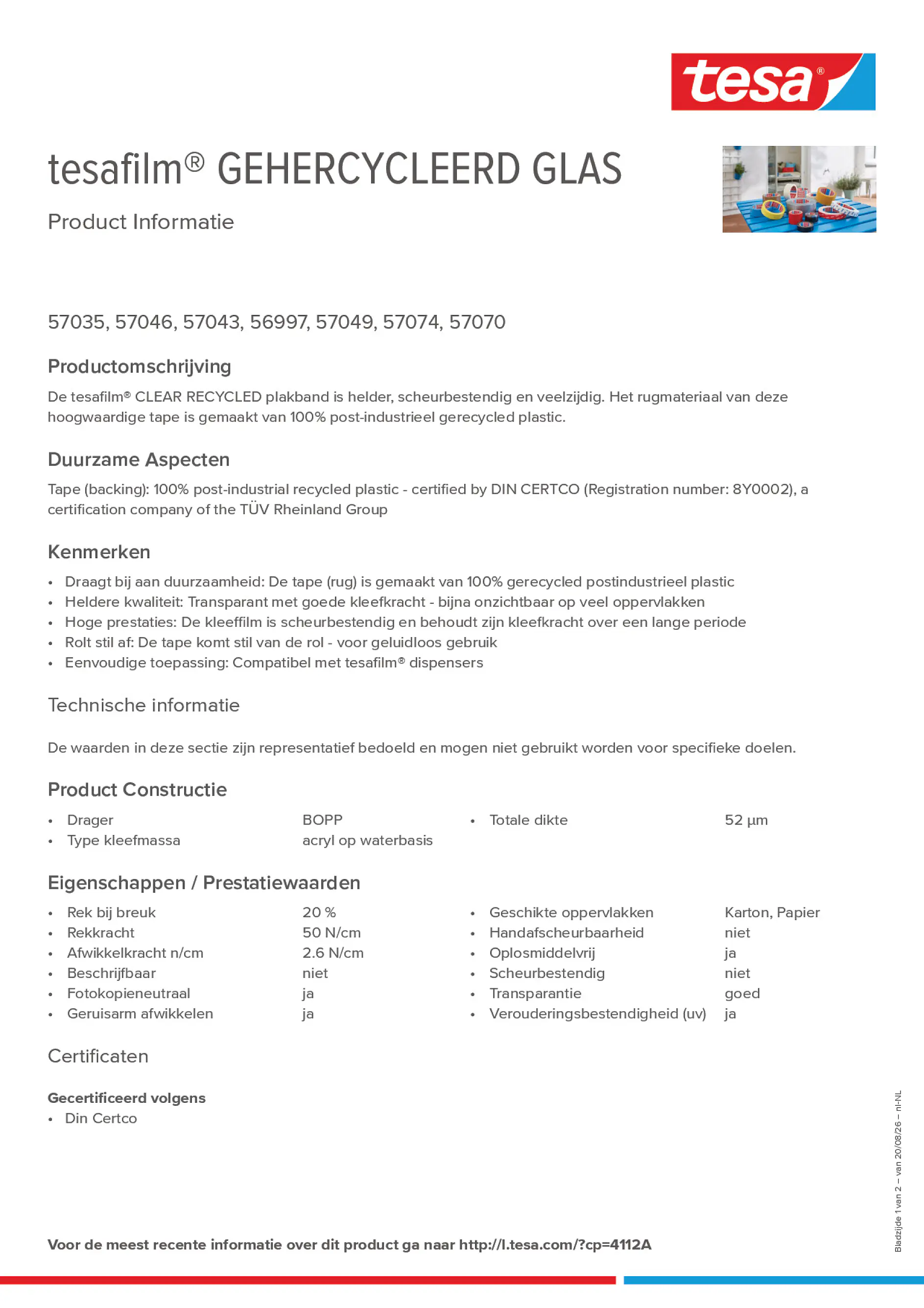 Product information_tesafilm® 57035_nl-NL